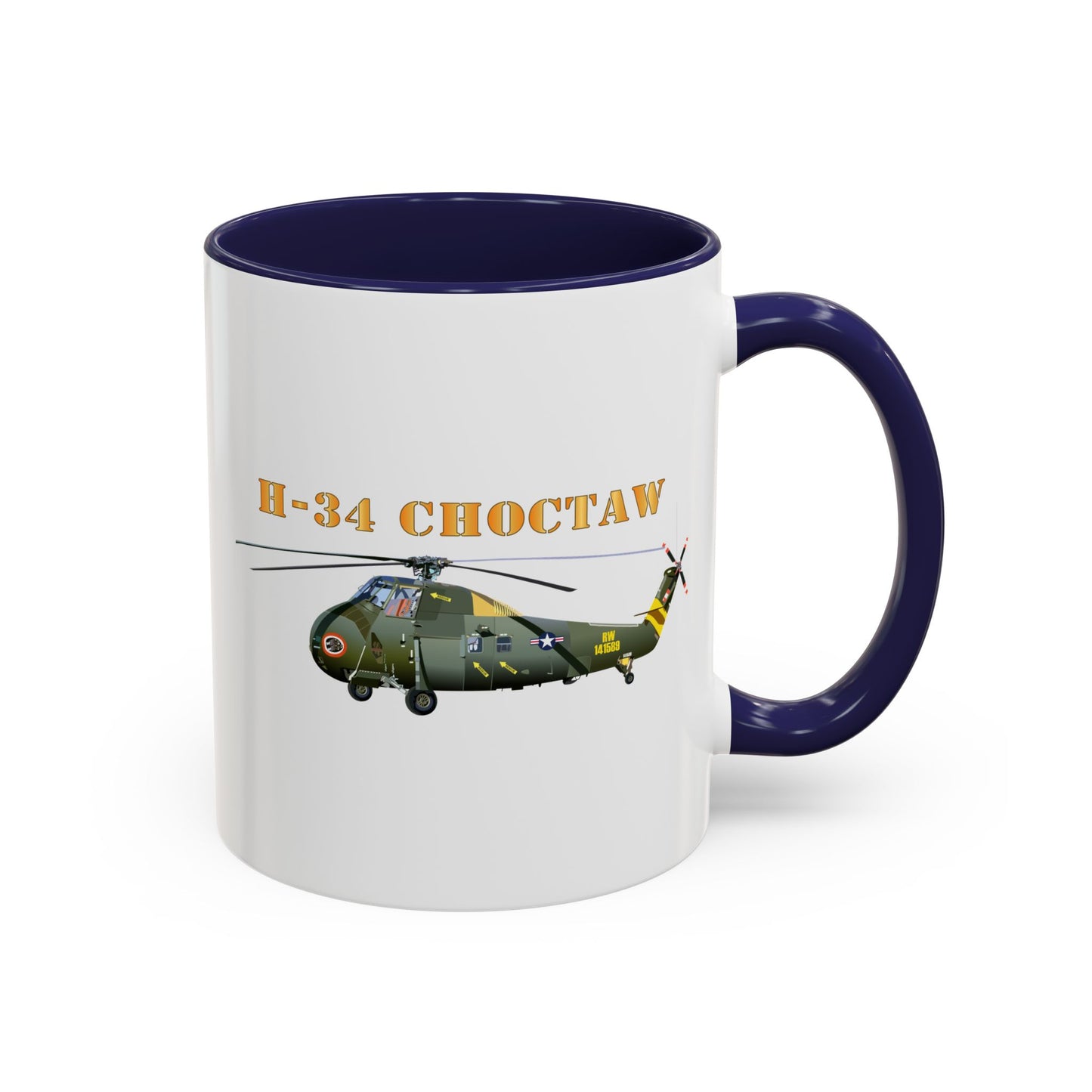 Accent Coffee Mug (11oz & 15oz) - H-34 Choctaw with Txt X 300