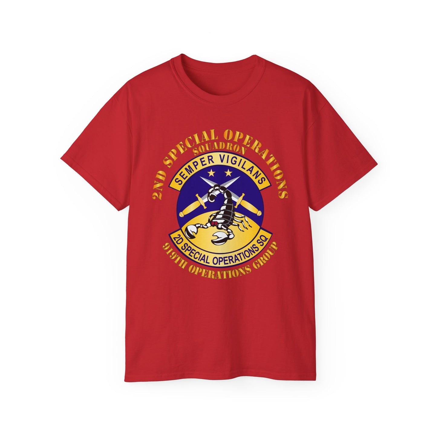Unisex Ultra Cotton Tee - USAFSOF - 2nd Special Operations Squadron - 919th Operations Group