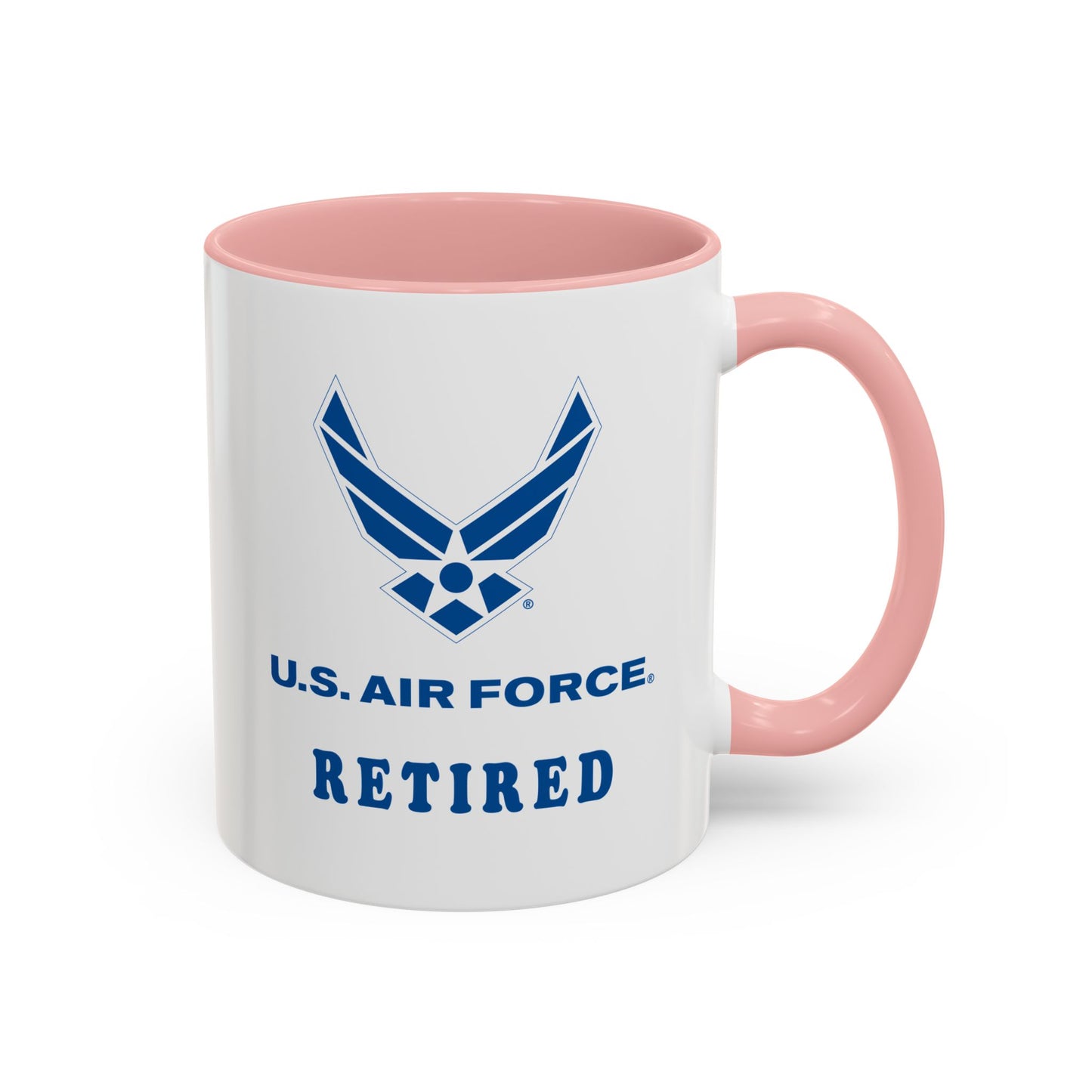 Accent Coffee Mug (11oz & 15oz) - USAF - Air Force - Retired X 300