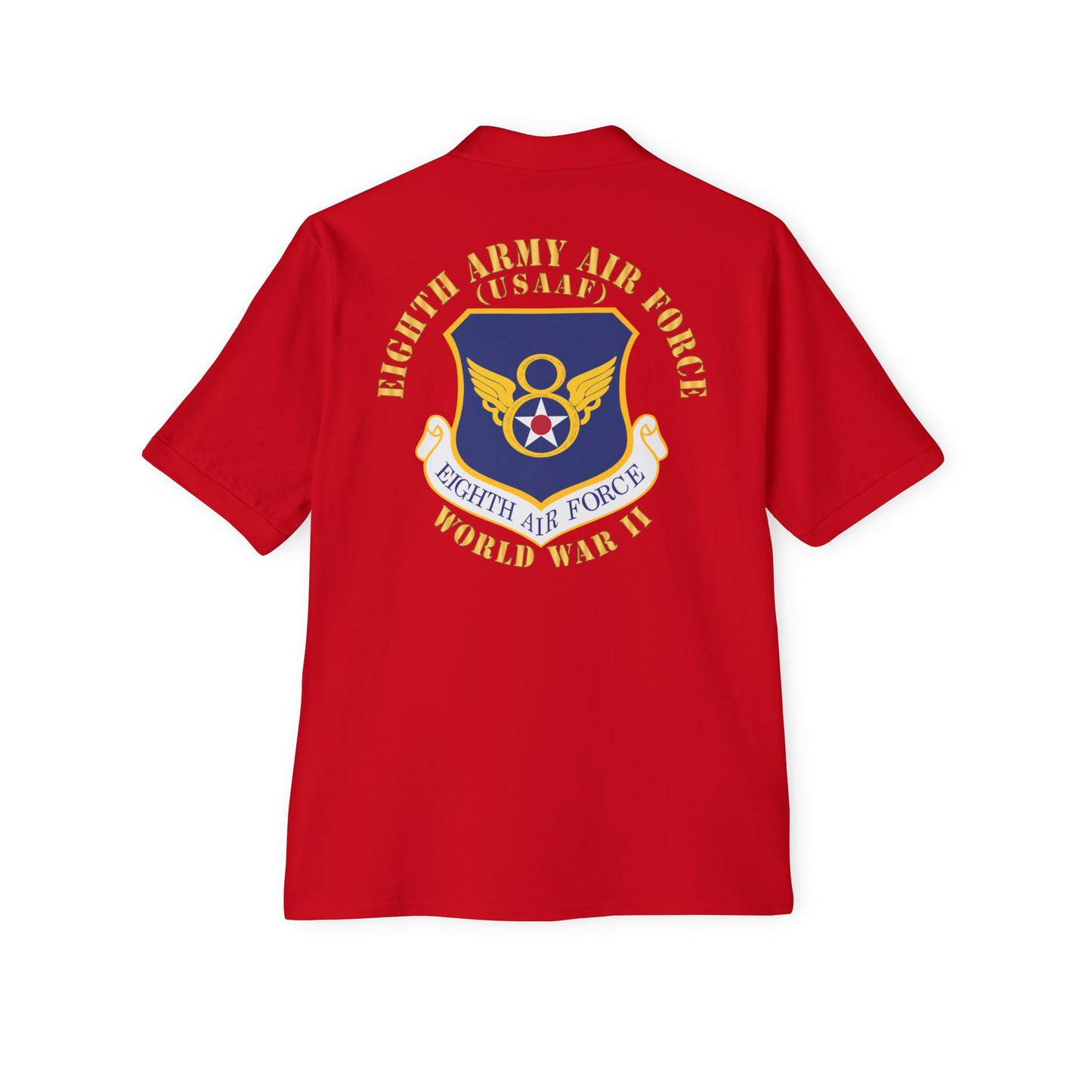 Men's Piqué Polo - USAF - 8th Air Force - WWII X 300
