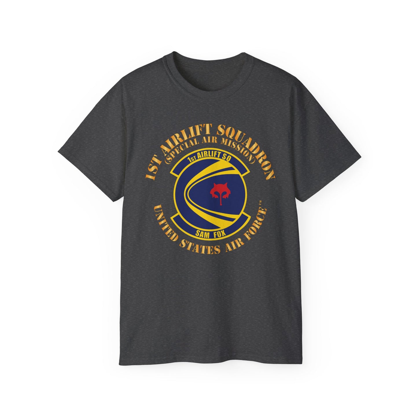 Unisex Ultra Cotton Tee - USAF - 1st Airlift Squadron X 300