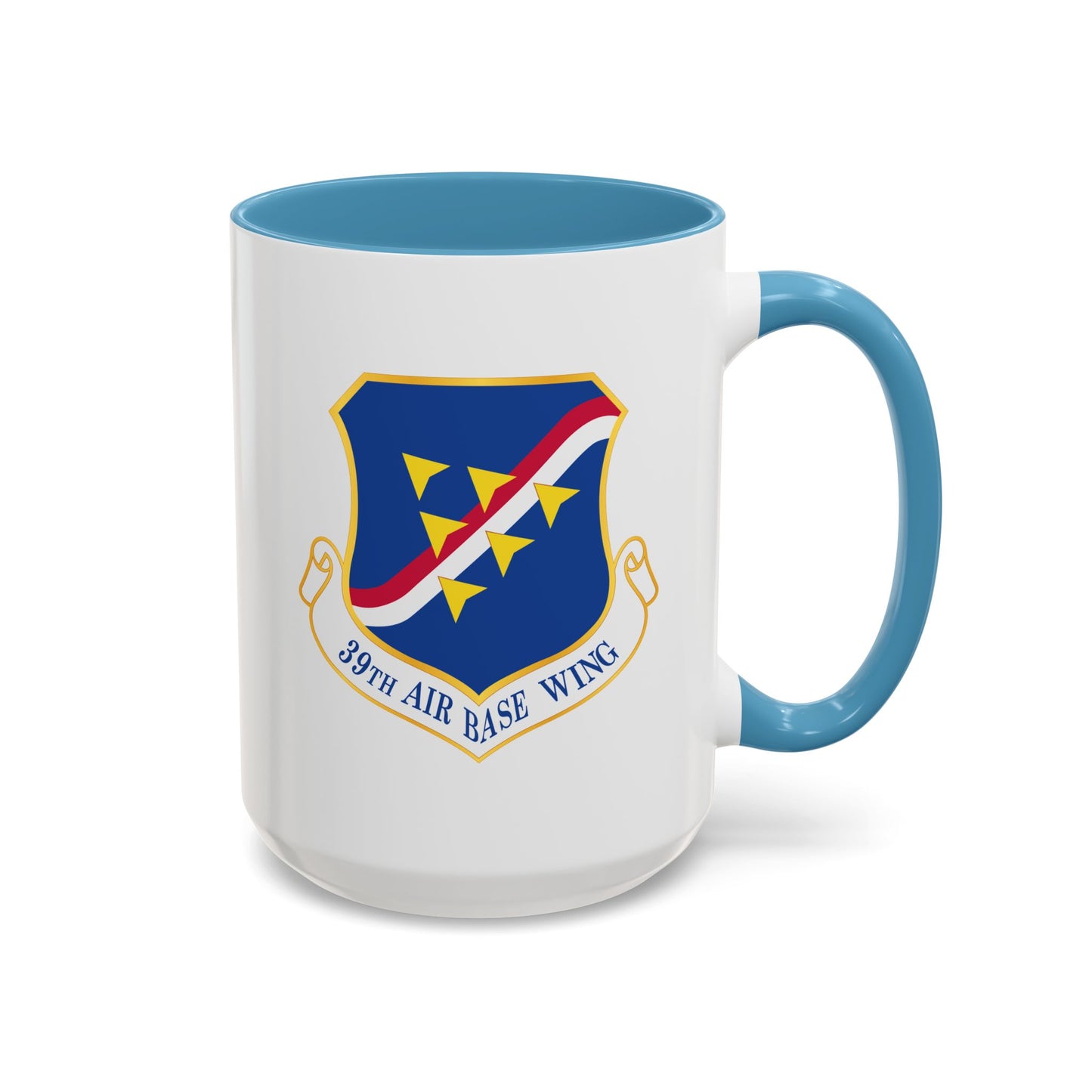 Accent Coffee Mug (11oz & 15oz) - USAF - 39th Airbase Wing wo Txt