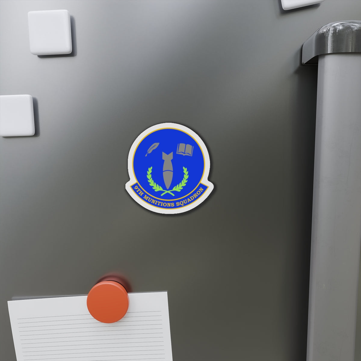 Die-Cut Magnet - USAF - 9th Munitions Squadron wo txt X 300