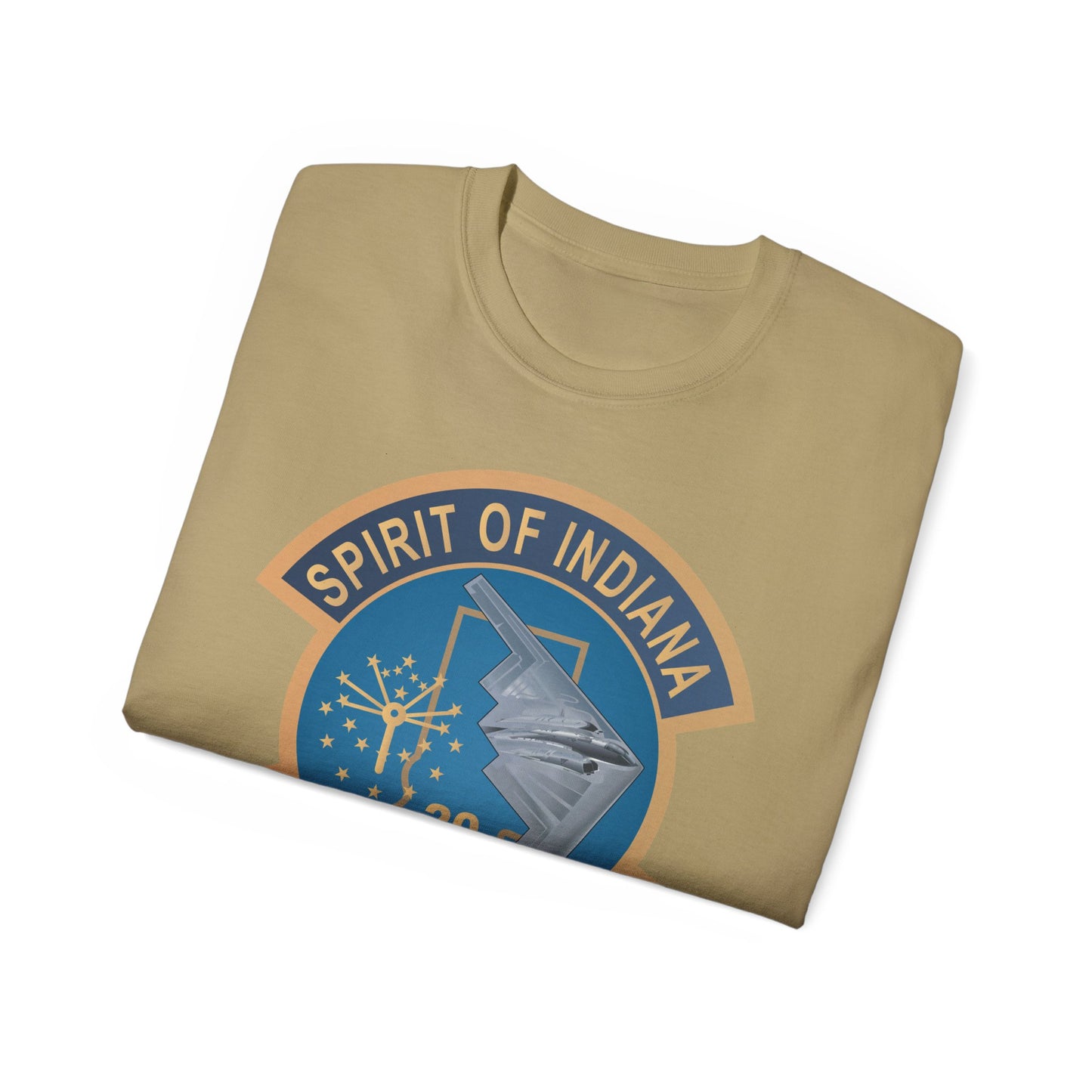Unisex Ultra Cotton Tee - USAF - B2 - Spirit of Indiana - Stealth Bomber wo txt X 300
