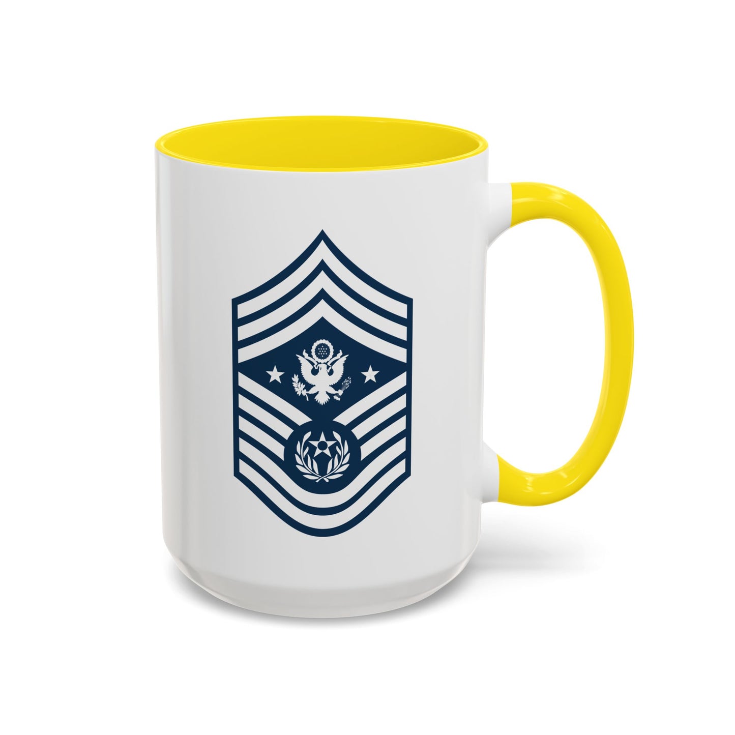 Accent Coffee Mug (11oz & 15oz) - USAF - Chief Master Sergeant of the Air Force (E9d) - 2020