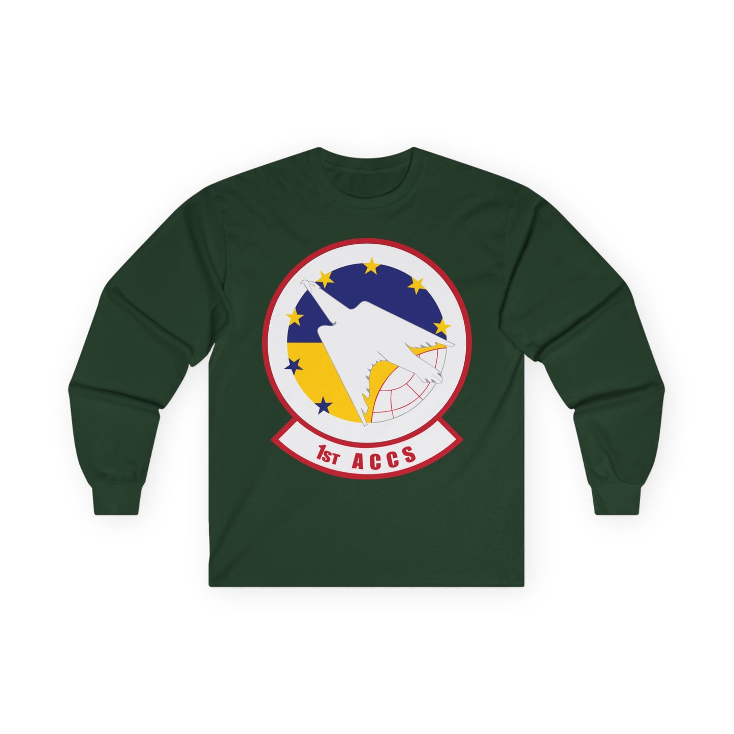 Unisex Ultra Cotton Long Sleeve Tee - USAF - 1st Airborne Command Control Squadron (ACC) wo txt X 300