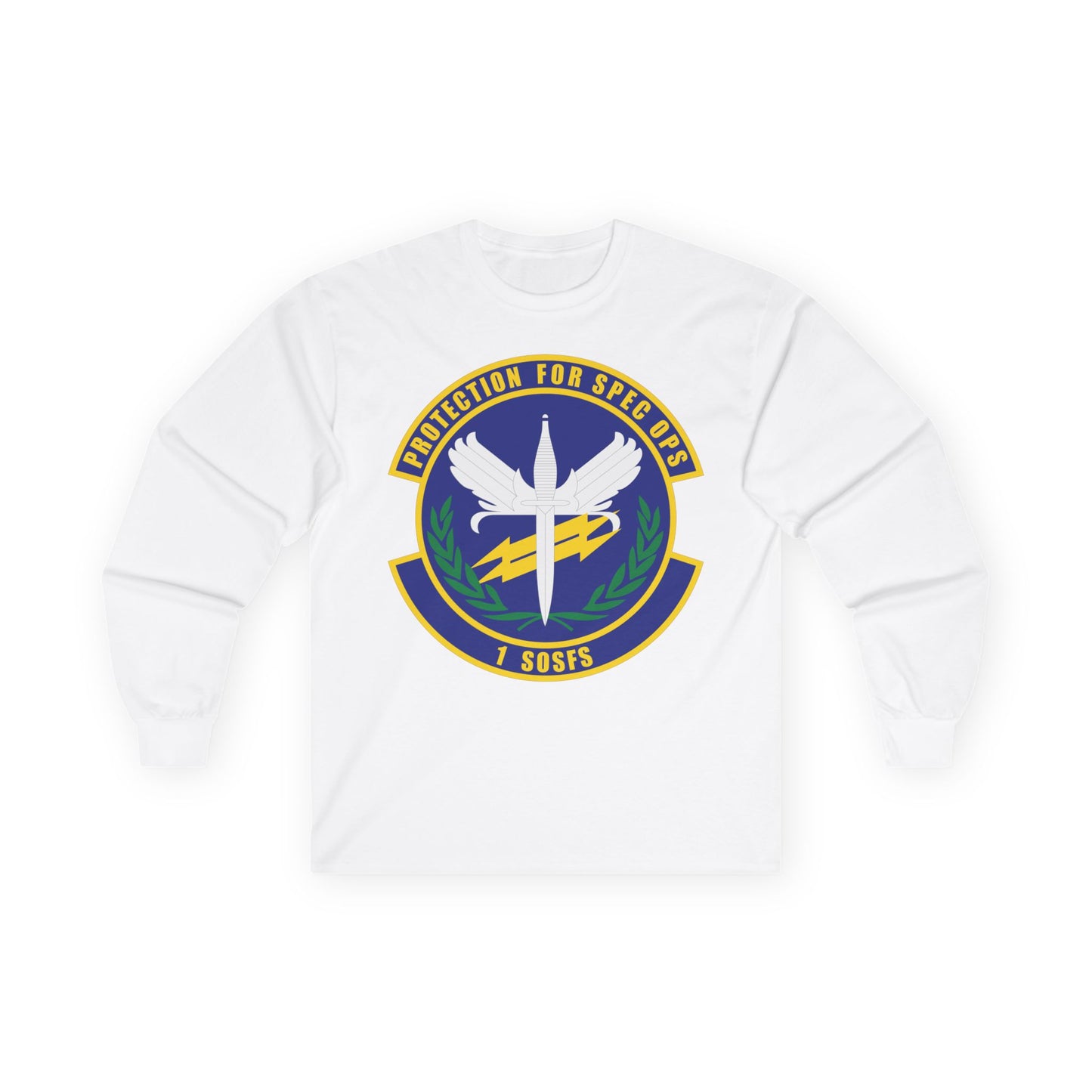 Unisex Ultra Cotton Long Sleeve Tee - USAF - 1st Special Operations Security Forces Squadron wo txt