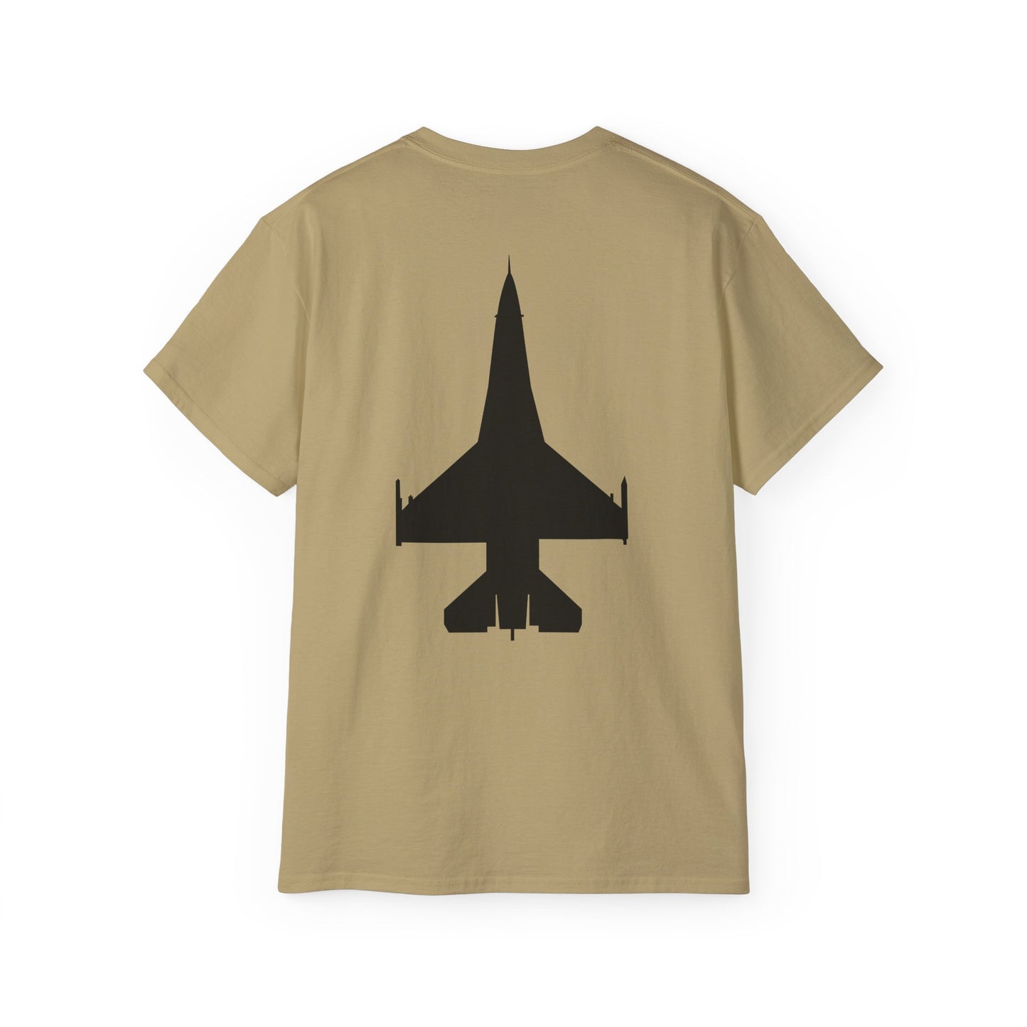 Unisex Ultra Cotton Tee - Aircraft - F-16 -Top - Black wo Txt X 300