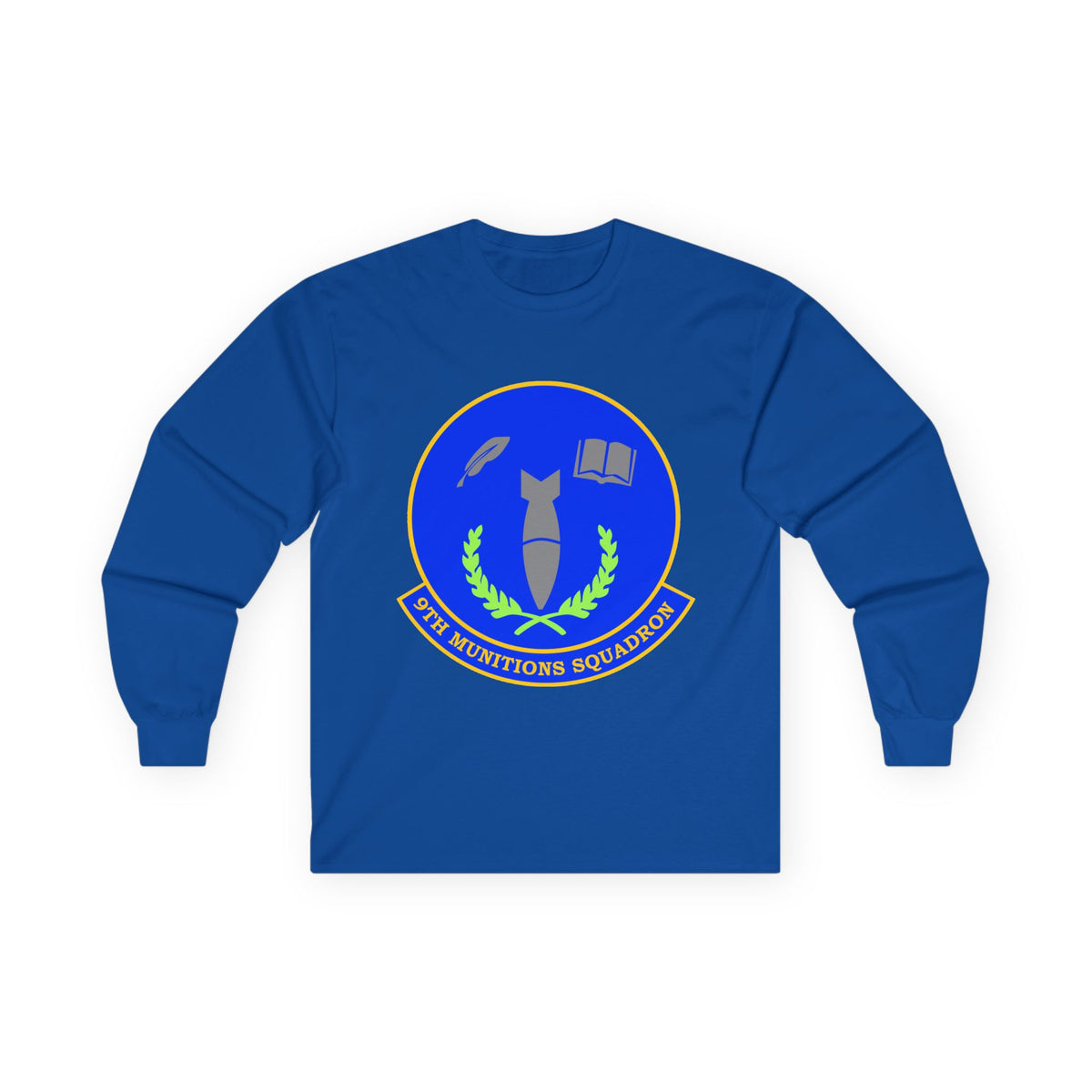 Unisex Ultra Cotton Long Sleeve Tee - USAF - 9th Munitions Squadron wo txt X 300