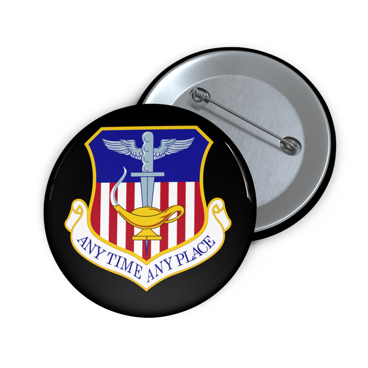 Custom Pin Button - USAF - 1st Special Operations Wing wo txt