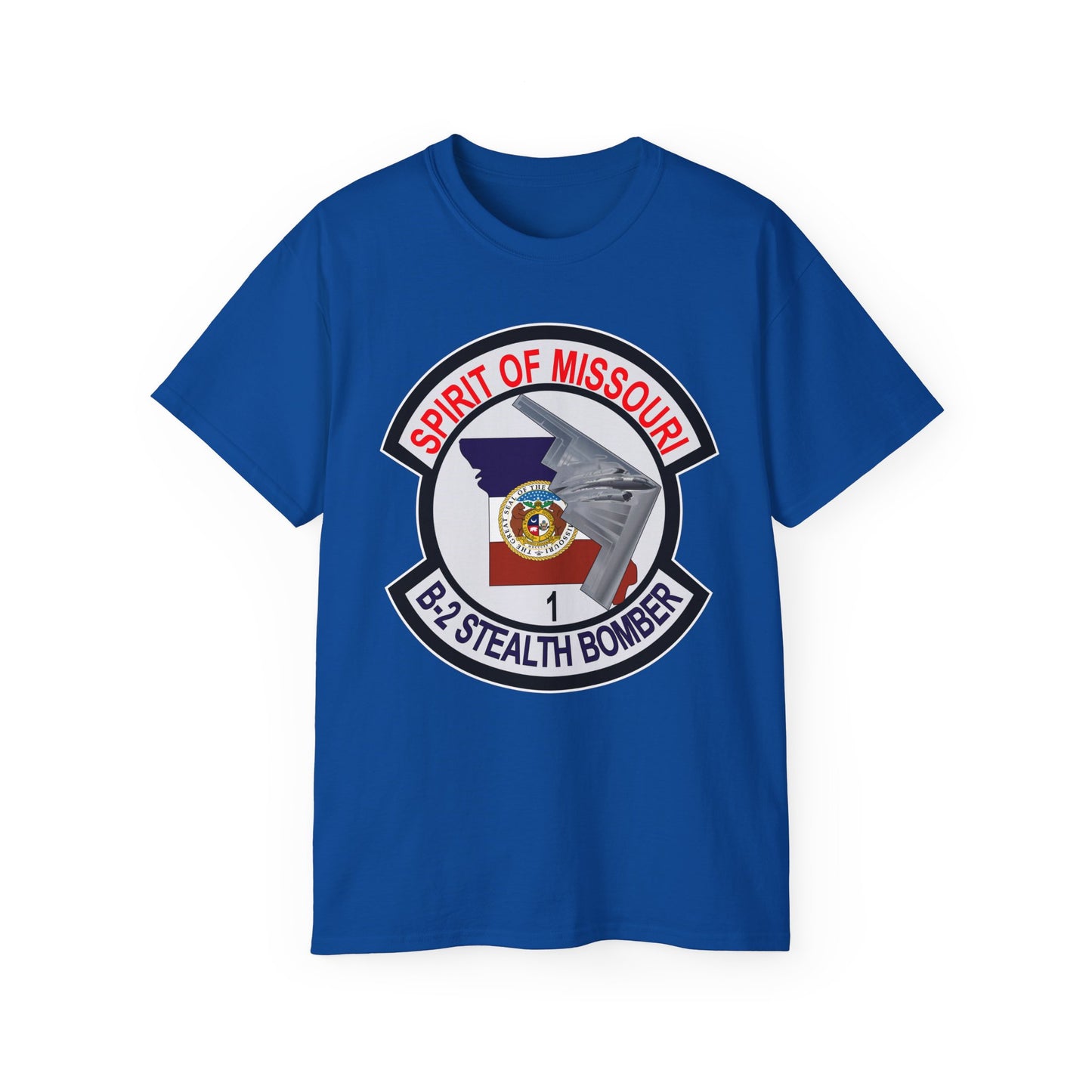 Unisex Ultra Cotton Tee - USAF - B2 - Spirit of Missouri - Stealth Bomber wo Txt