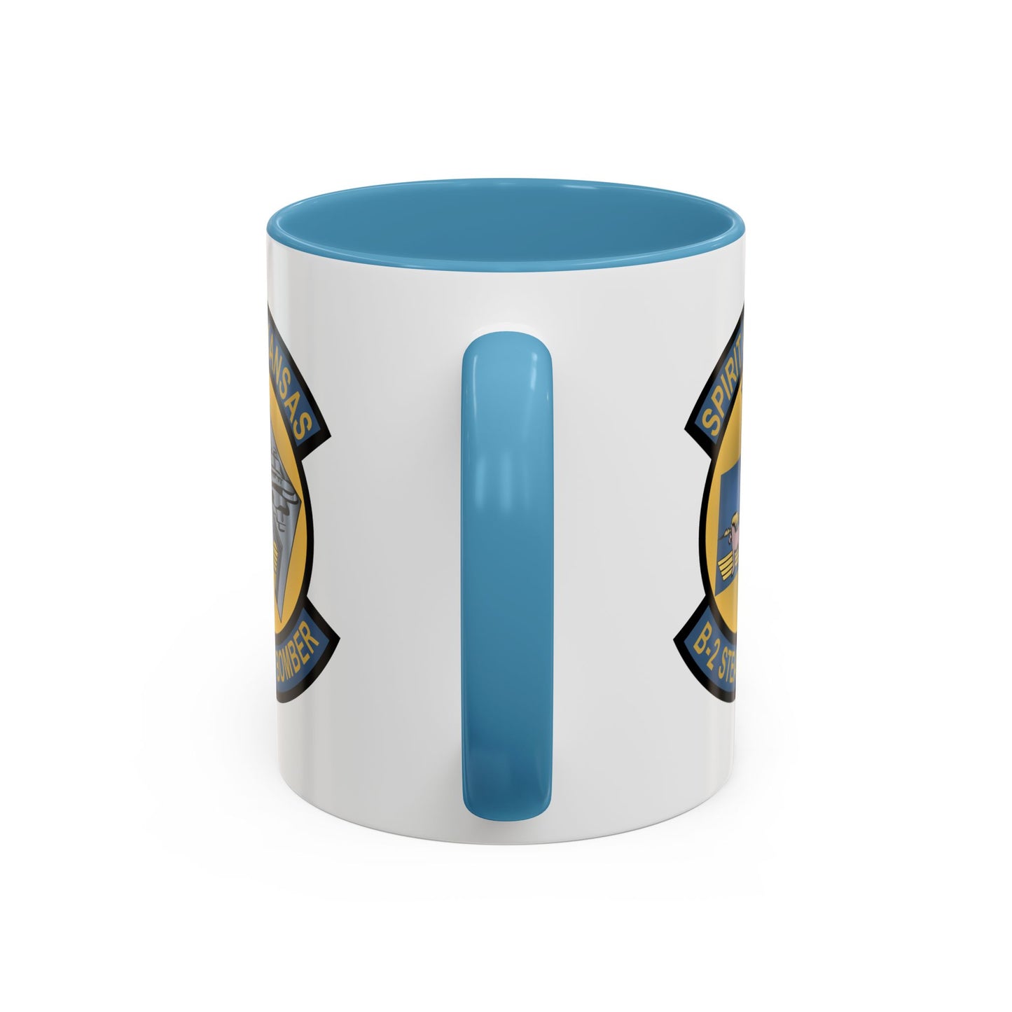 Accent Coffee Mug (11oz & 15oz) - USAF - B2 - Spirit of Kansas - Stealth Bomber wo txt X 300