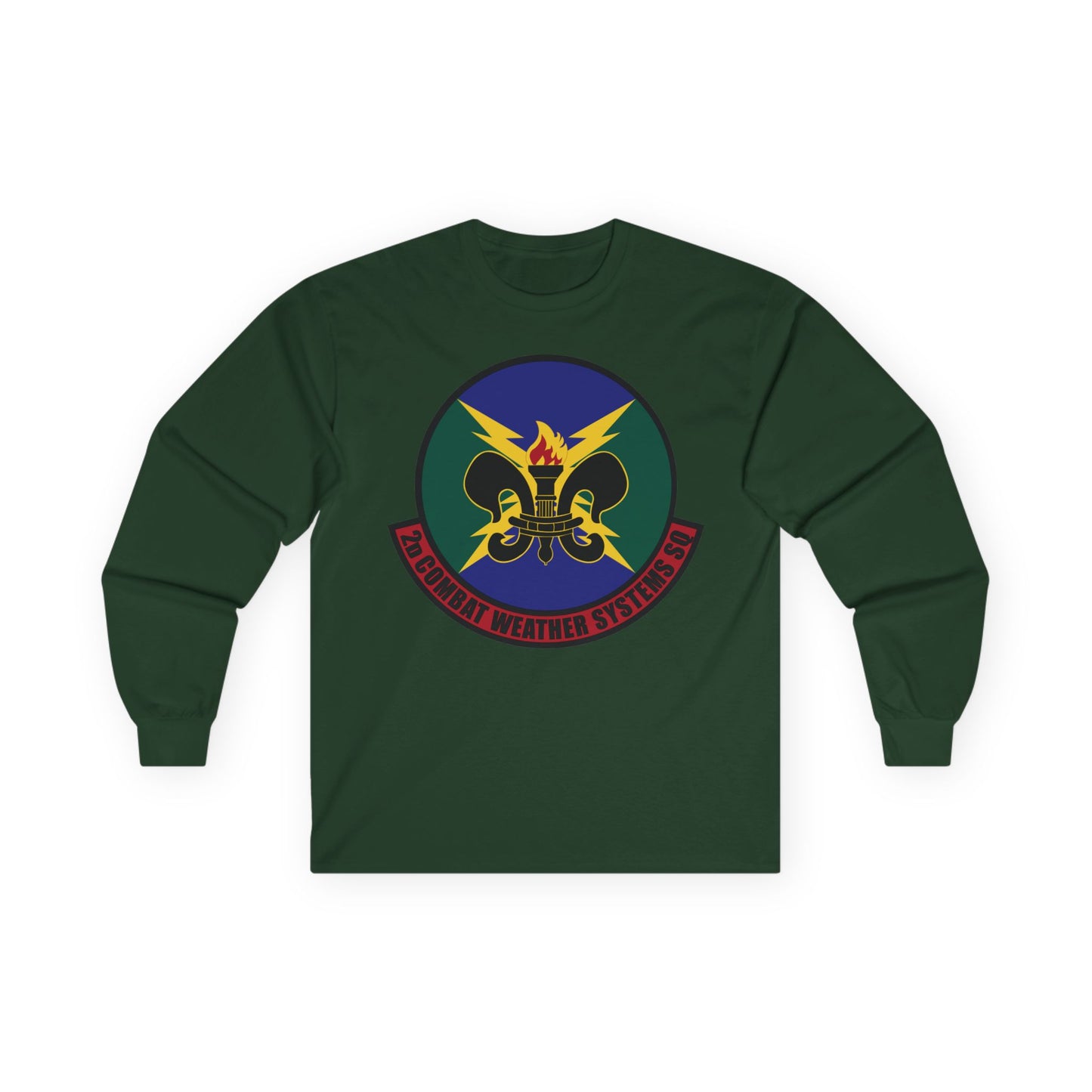 Unisex Ultra Cotton Long Sleeve Tee - USAF - 2d Combat Weather Systems Squadron wo txt