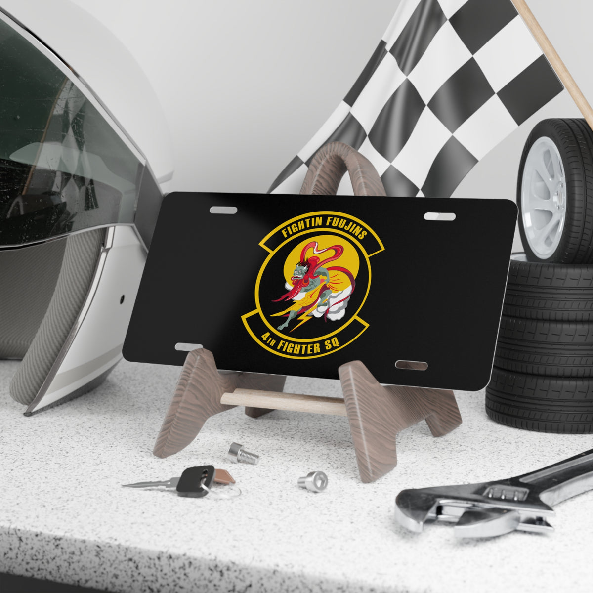 License Plate - USAF - 4th Fighter Squadron wo txt