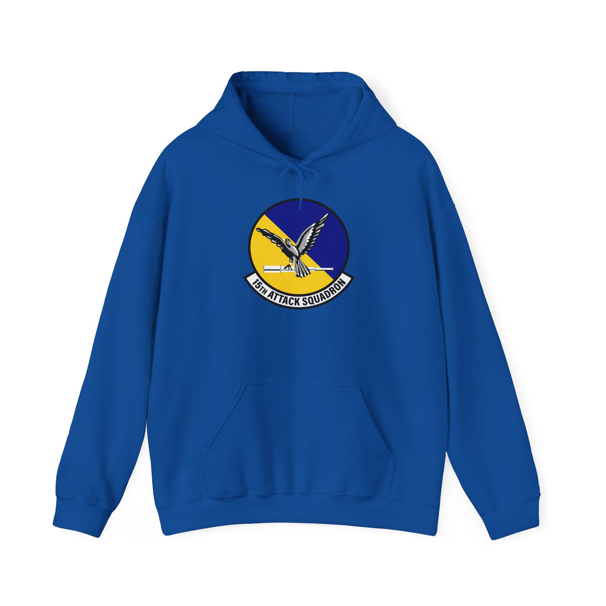 Unisex Heavy Blend Hooded Sweatshirt - USAF - 15th Attack Squadron wo txt