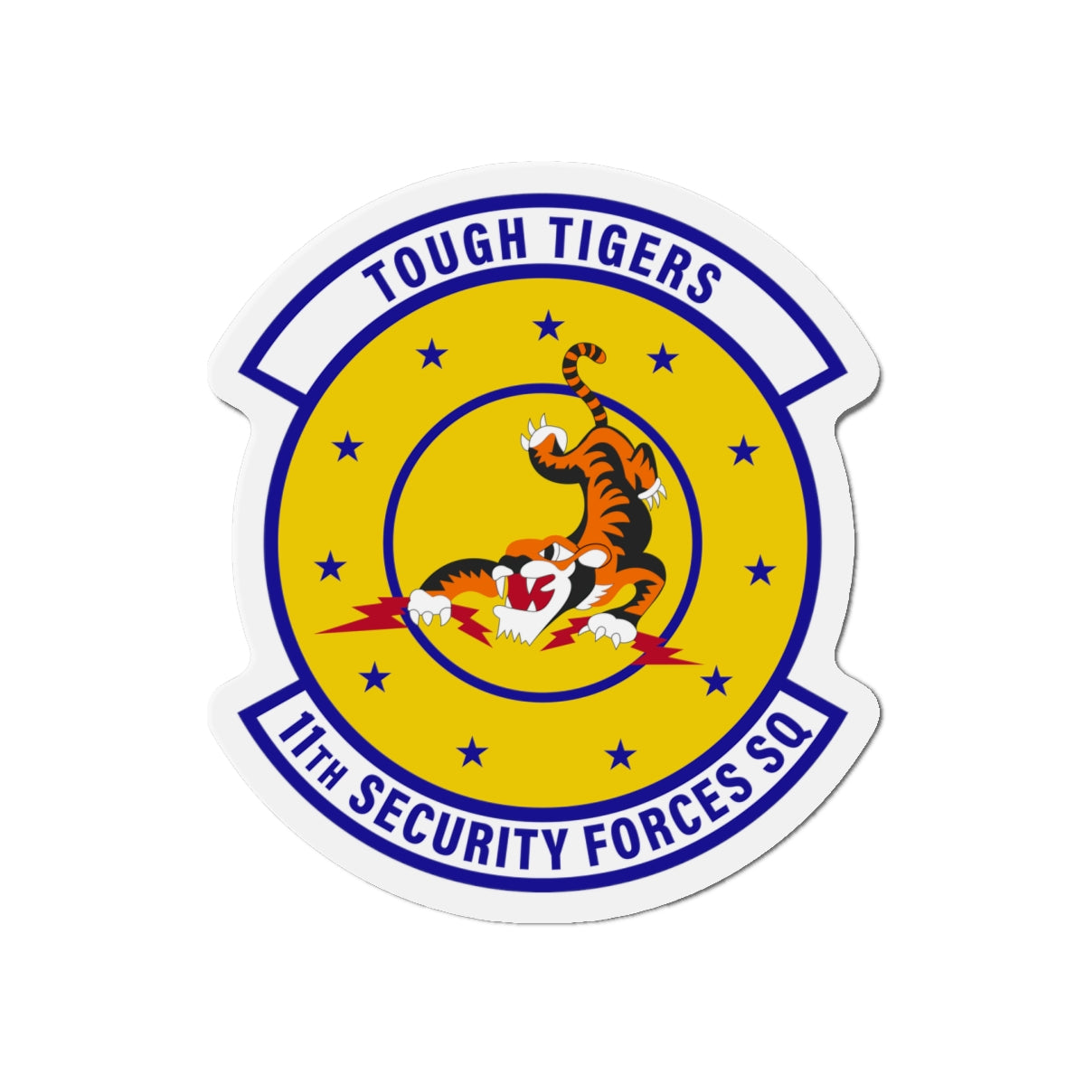 Die-Cut Magnet - USAF - 11th Security Forces Squadron wo txt