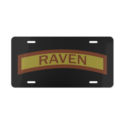 License Plate - USAF - RAVEN Tab