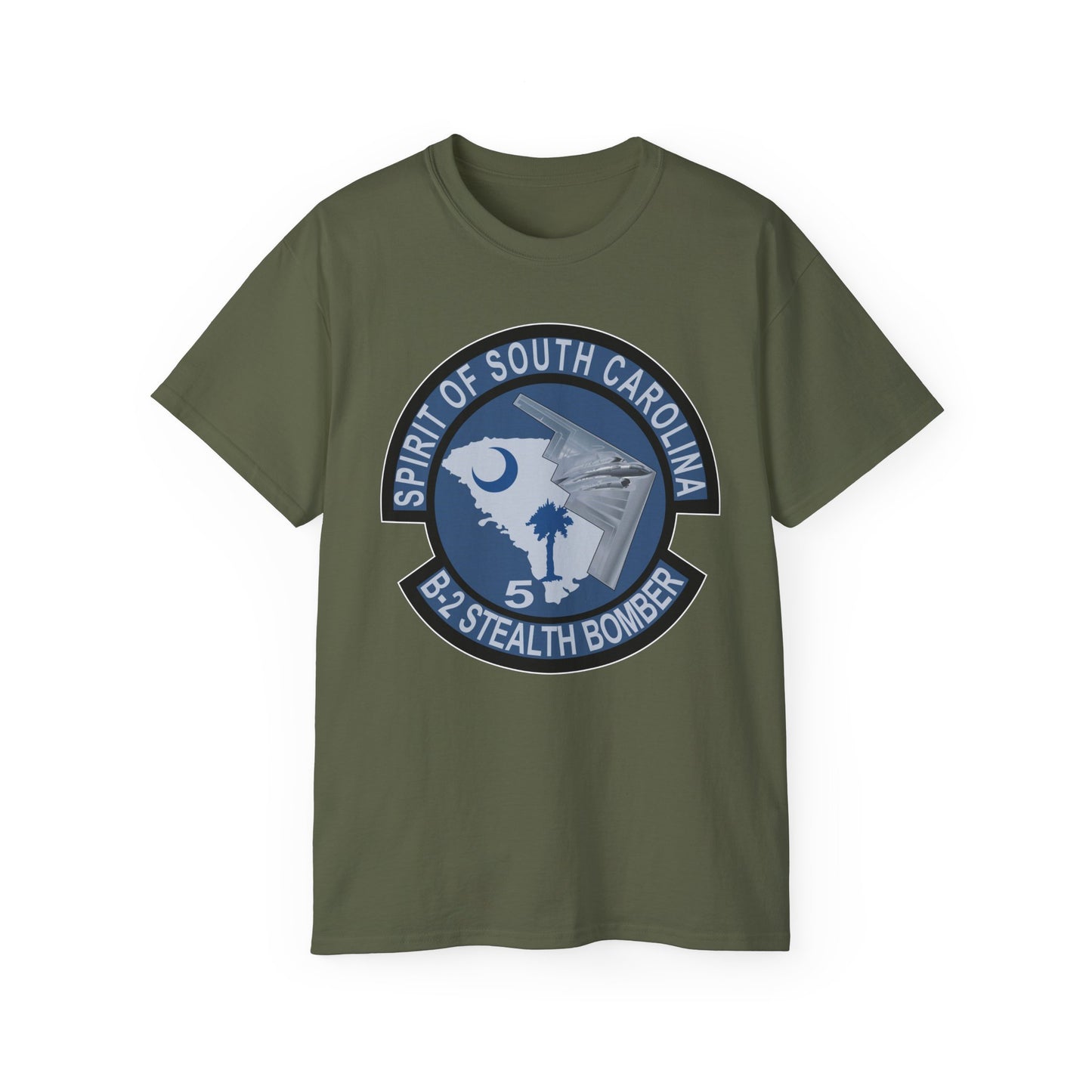 Unisex Ultra Cotton Tee - USAF - B2 - Spirit of South Carolina Stealth Bomber wo Txt X 300