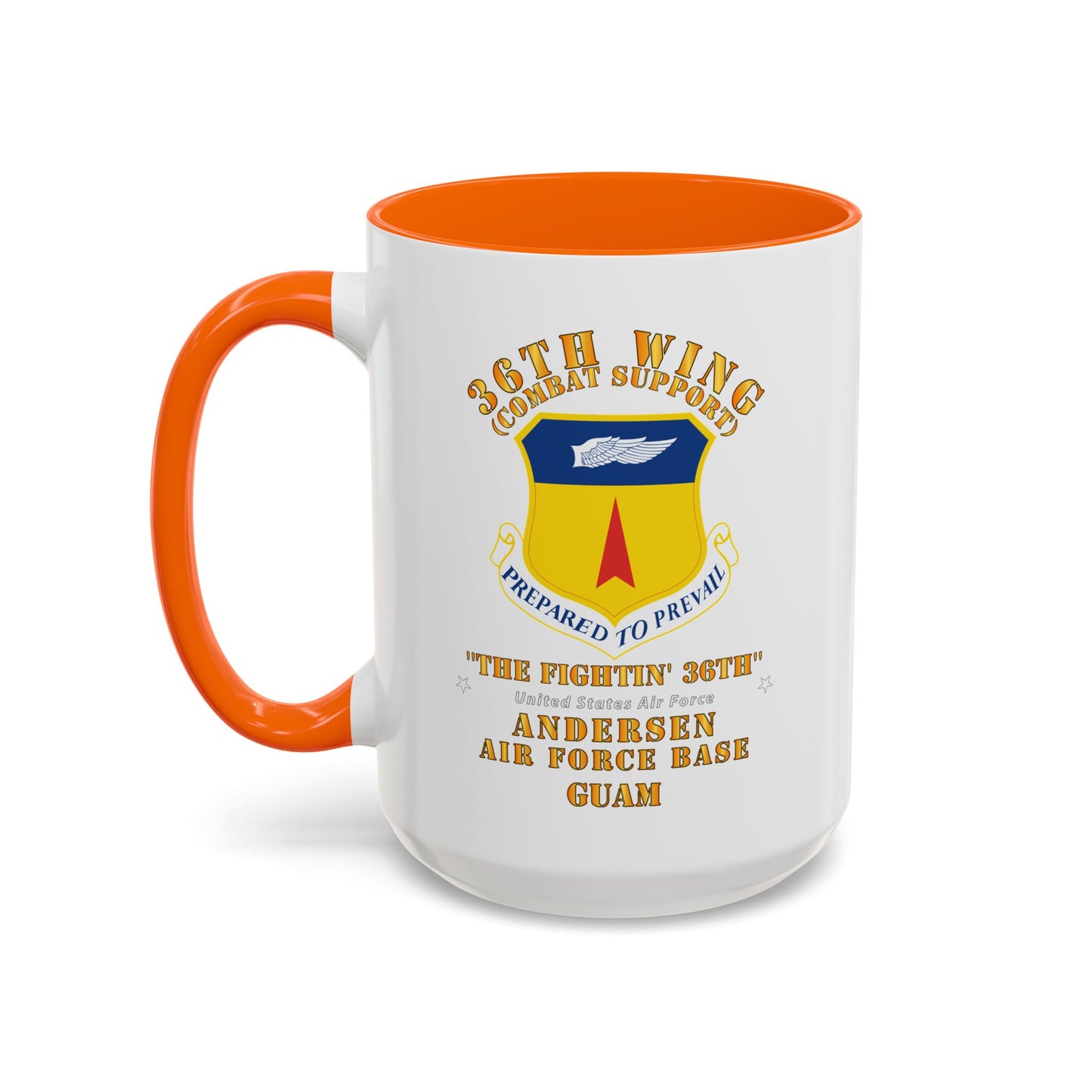 Accent Coffee Mug (11oz & 15oz) - USAF - 36th Wing - Anderson AFB - Guam