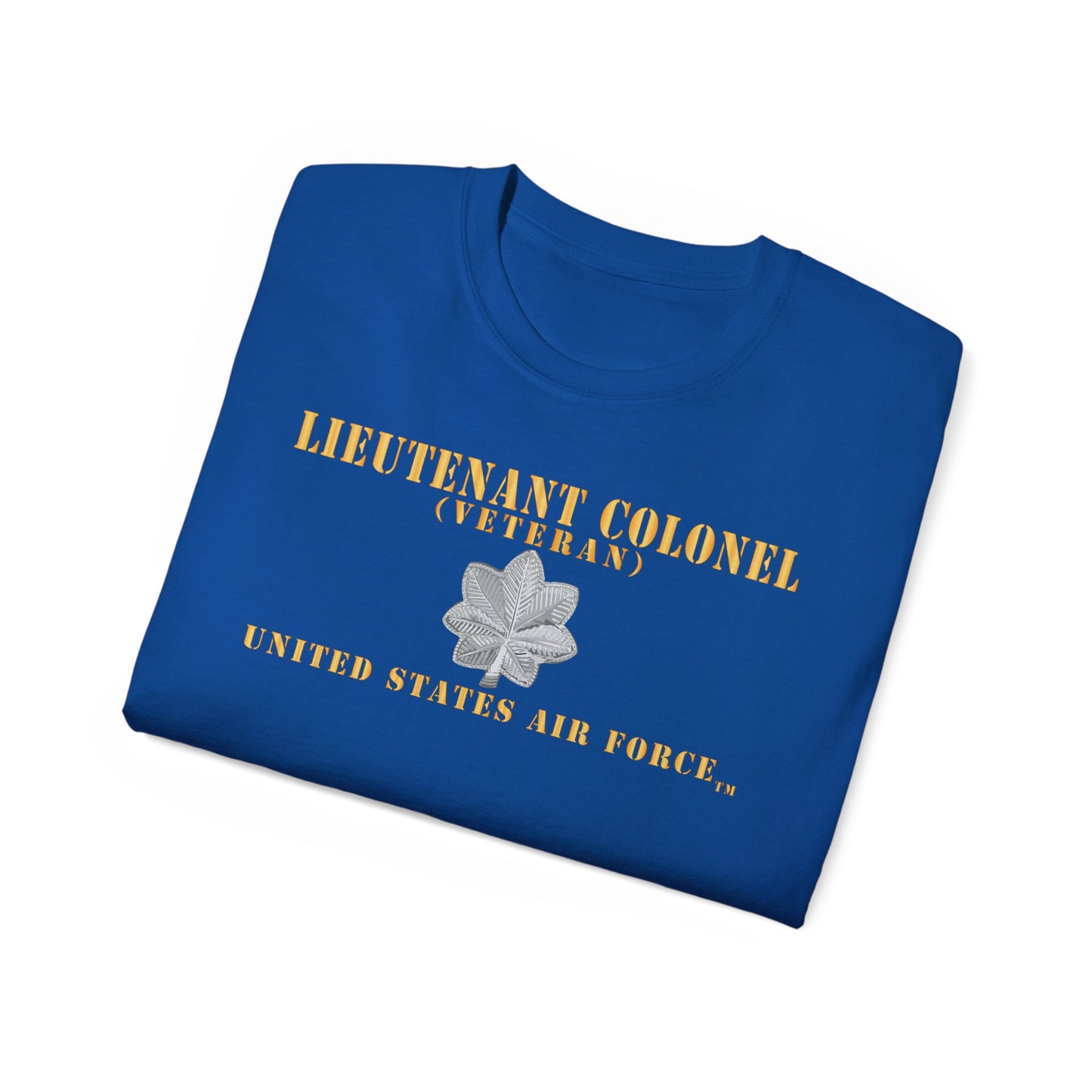 Unisex Ultra Cotton Tee - USAF - Lieutenant Colonel - LTC - Veteran - Flat - TM X 300