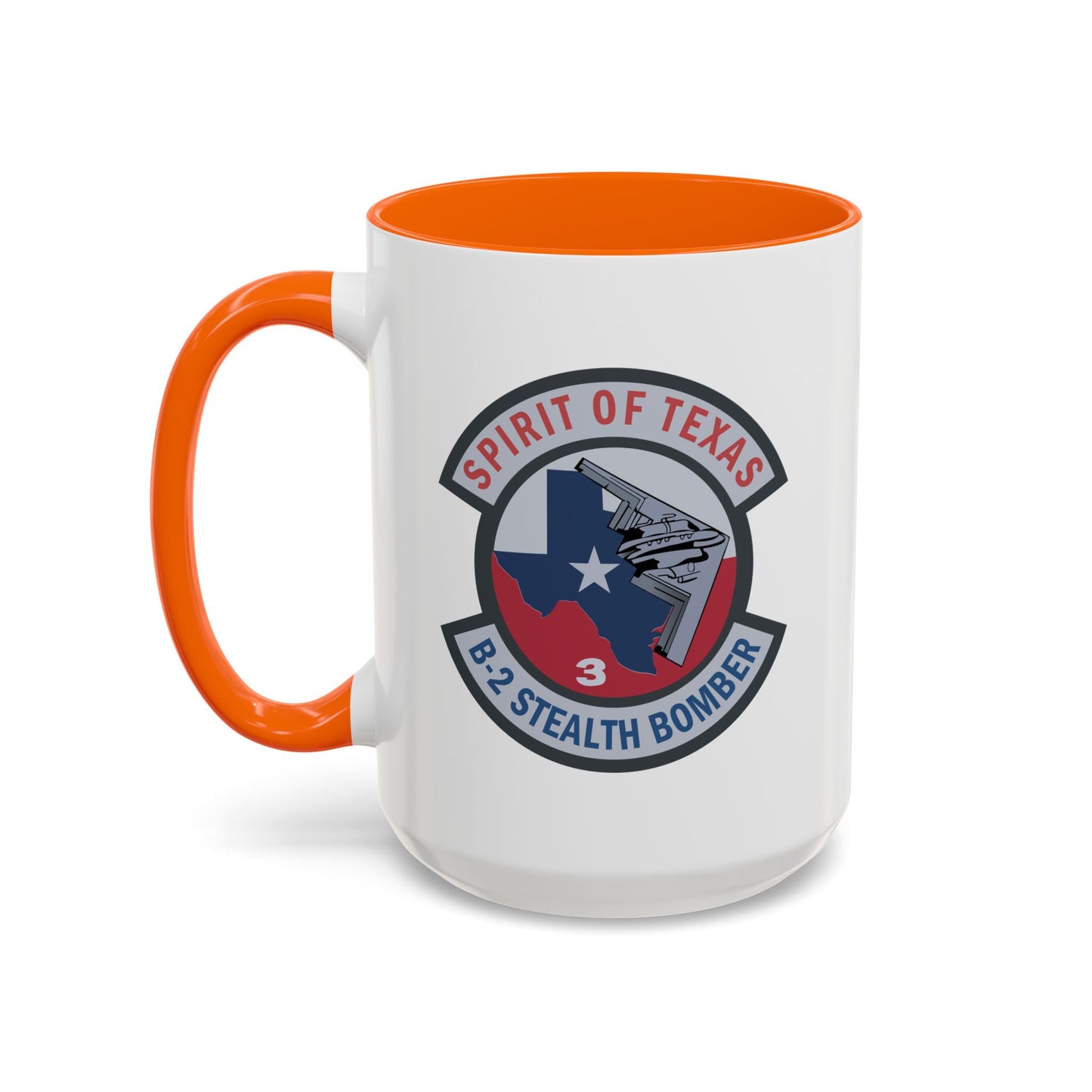Accent Coffee Mug (11oz & 15oz) - USAF - B2 - Spirit of Texas - Stealth Bomber wo txt X 300