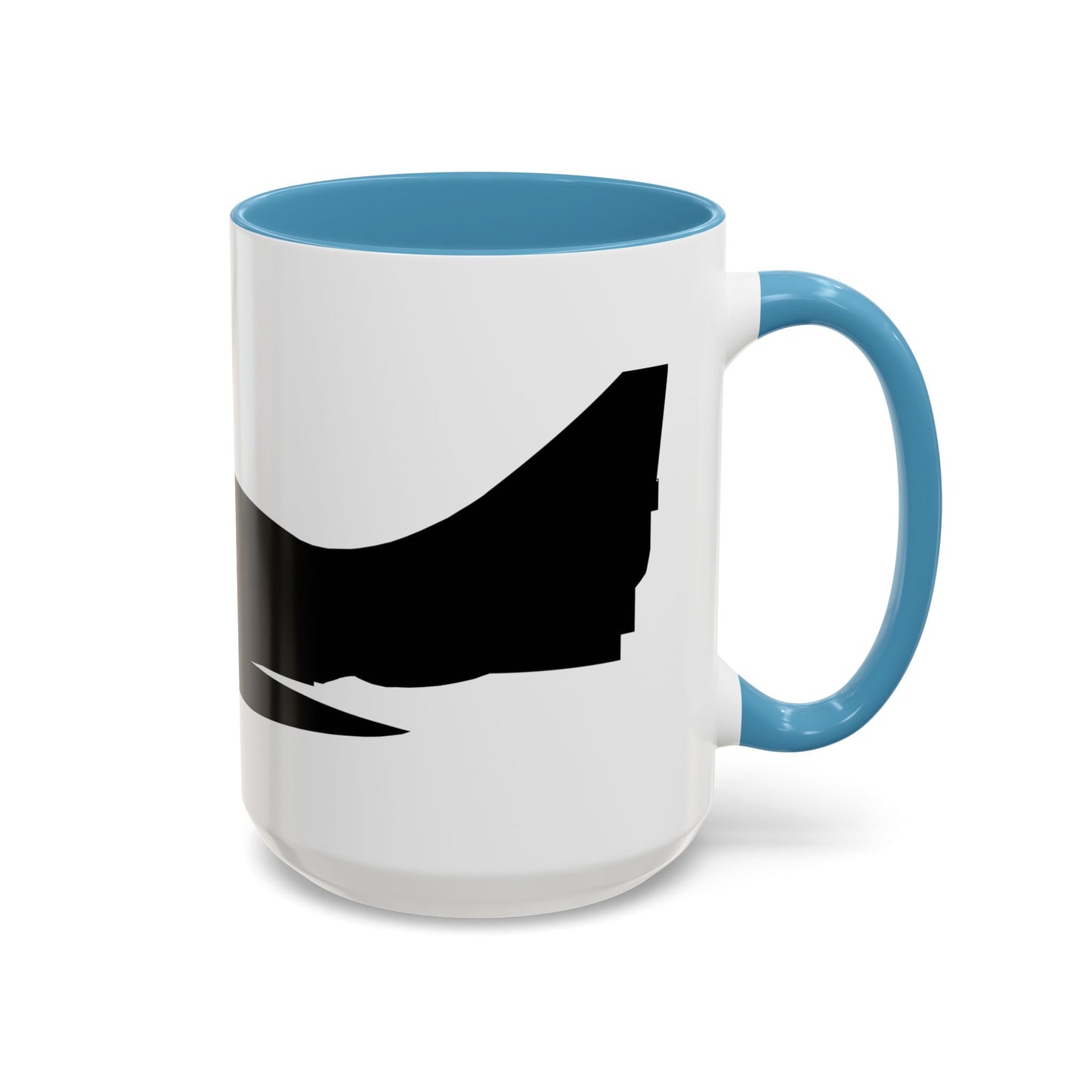 Accent Coffee Mug (11oz & 15oz) - Aircraft - A-4 SkyHawk - Silhouette X 300