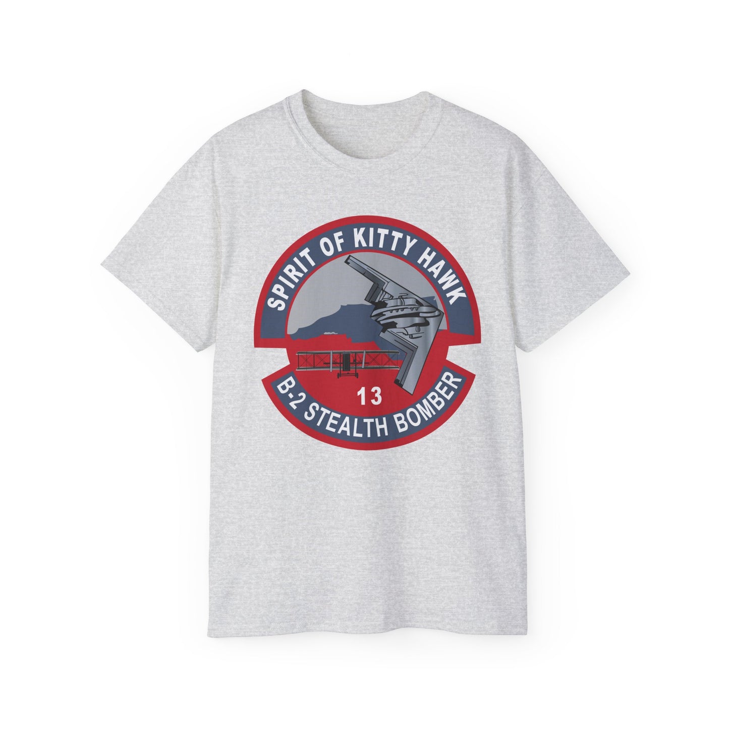 Unisex Ultra Cotton Tee -USAF - B2 - Spirit of Kitty Hawk - Stealth Bomber wo txt X 300