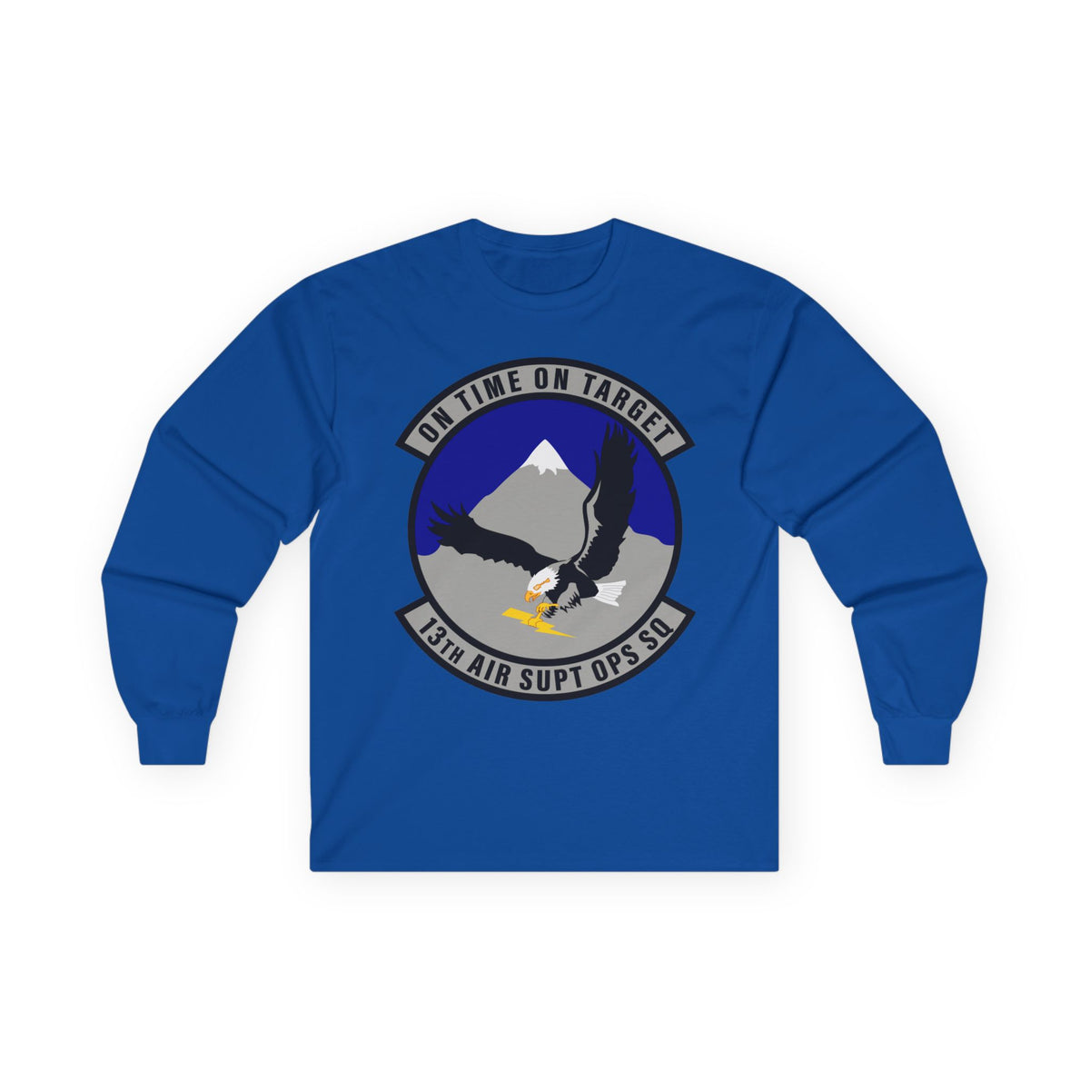 Unisex Ultra Cotton Long Sleeve Tee - USAF - 13th Air Support Operations Squadron wo txt