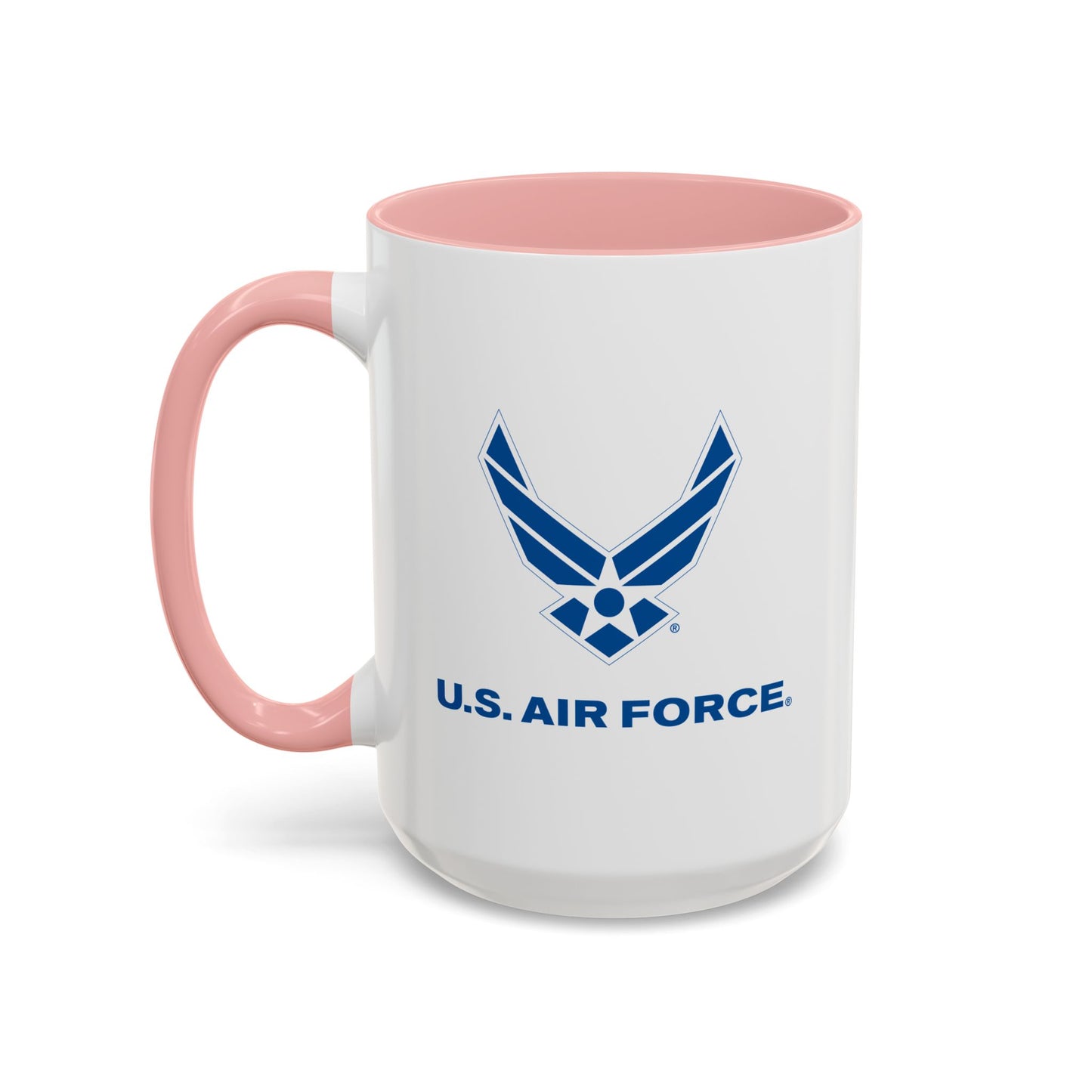 Accent Coffee Mug (11oz & 15oz) - USAF Logo, TM Txt - U S Air Force X 300