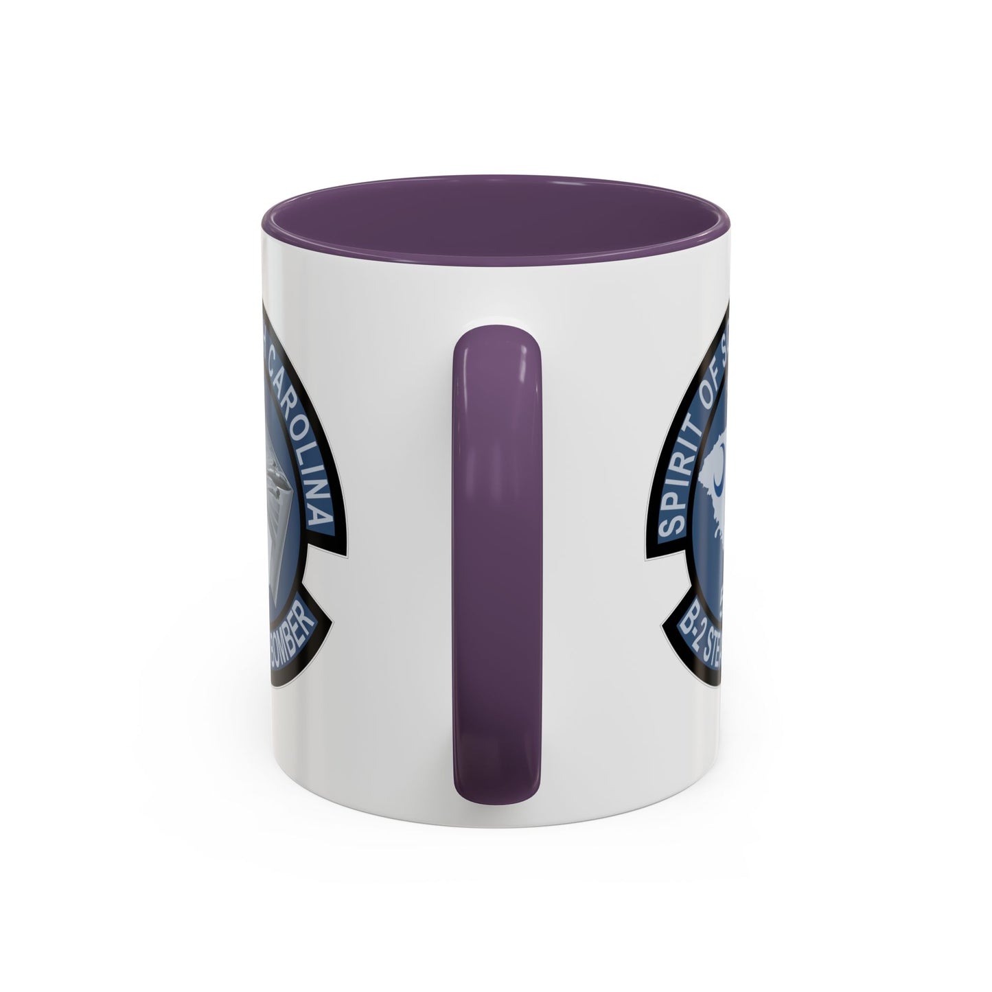 Accent Coffee Mug (11oz & 15oz) - USAF - B2 - Spirit of South Carolina Stealth Bomber wo Txt X 300