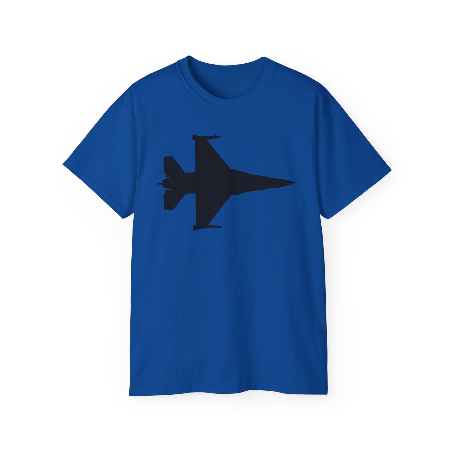 Unisex Ultra Cotton Tee - Aircraft - F-16 -Top - Silhouette - wo Txt X 300