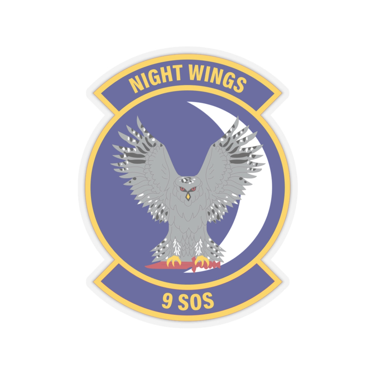 Kiss-Cut Stickers - USAF - 9th Special Operations Squadron wo txt X 300