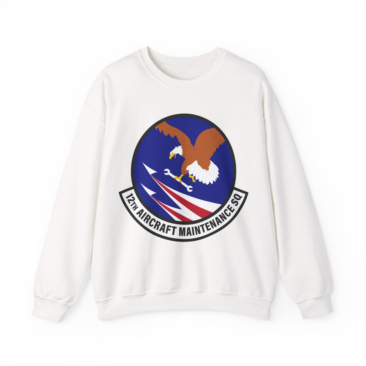 Crewneck Sweatshirt - USAF - 12th Aircraft Maintenance Squadron wo txt