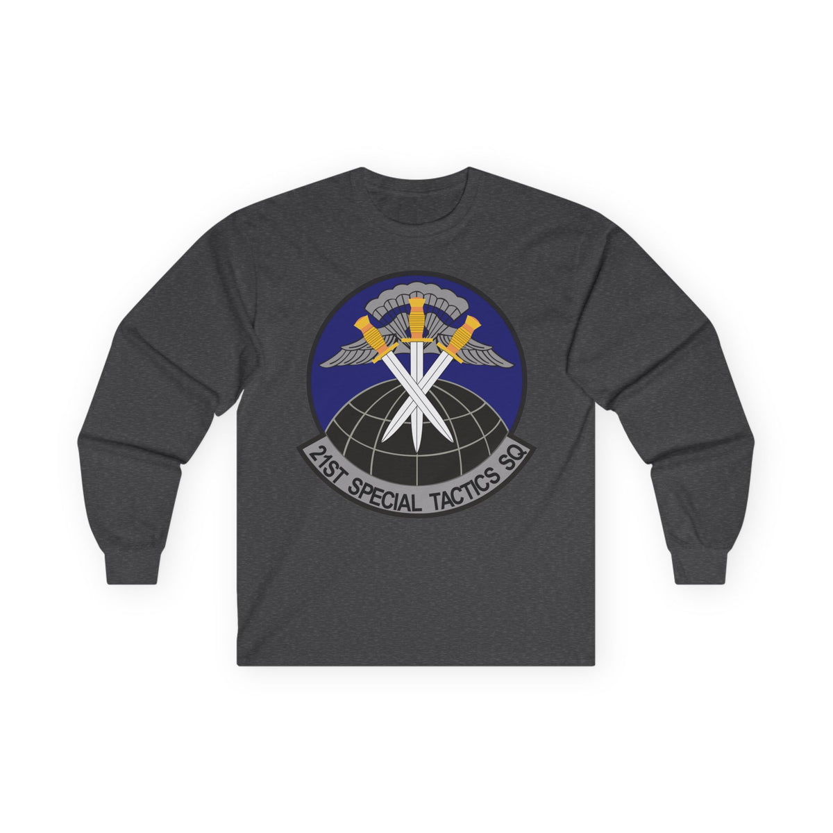 Unisex Ultra Cotton Long Sleeve Tee - USAF - 21st Special Tactics Squadron wo Txt