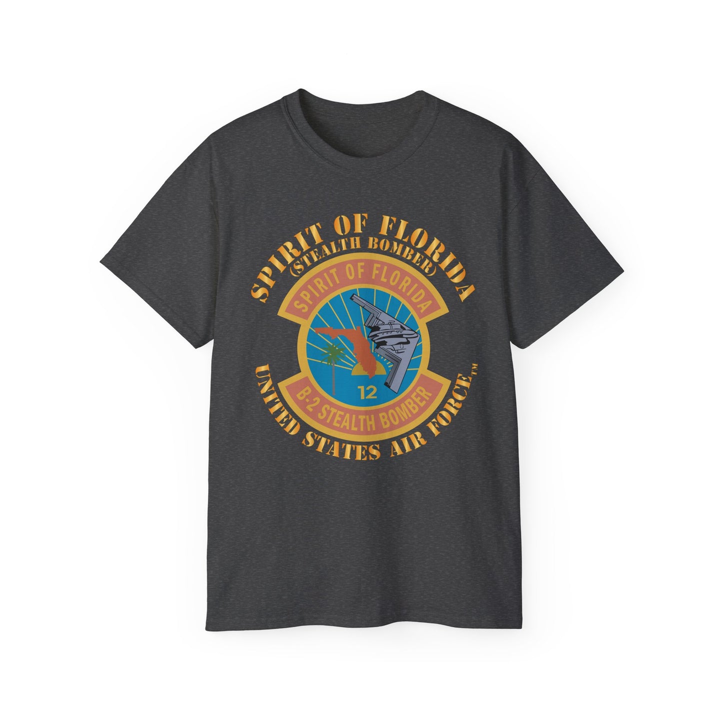 Unisex Ultra Cotton Tee - USAF - B2 - Spirit of Florida - Stealth Bomber X 300