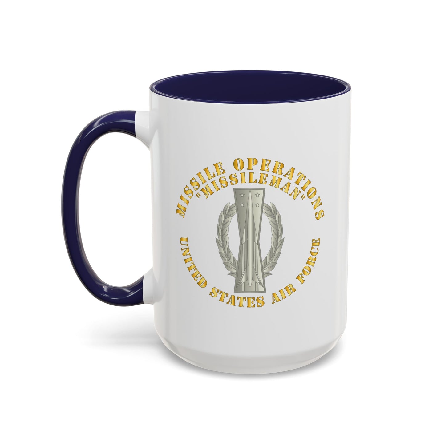 Accent Coffee Mug (11oz & 15oz) - USAF - Missile Operations - Missileman - Basic