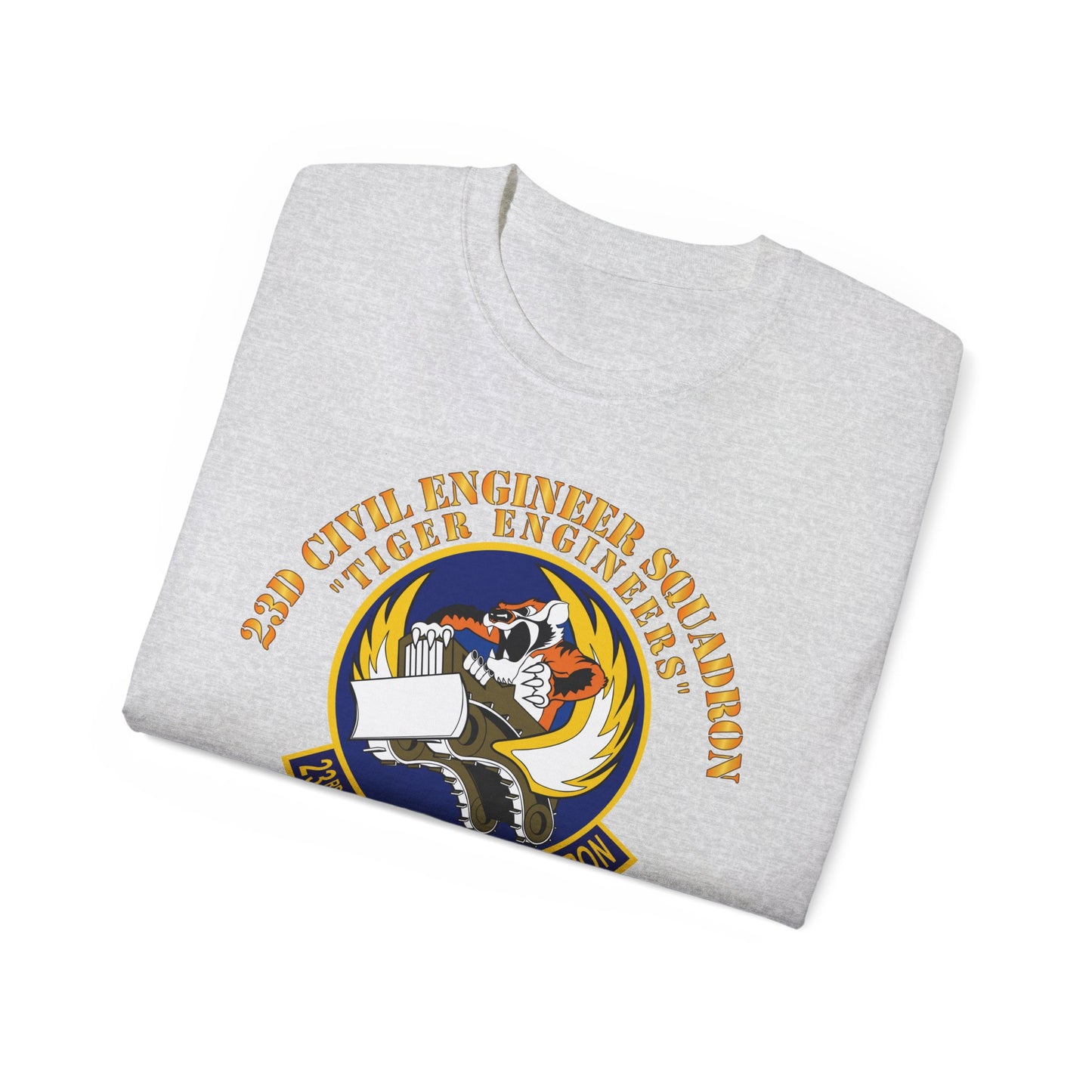 Unisex Ultra Cotton Tee - USAF - 23d Civil Engineer Squadron - Tiger Engineers - Moody AFB, GA