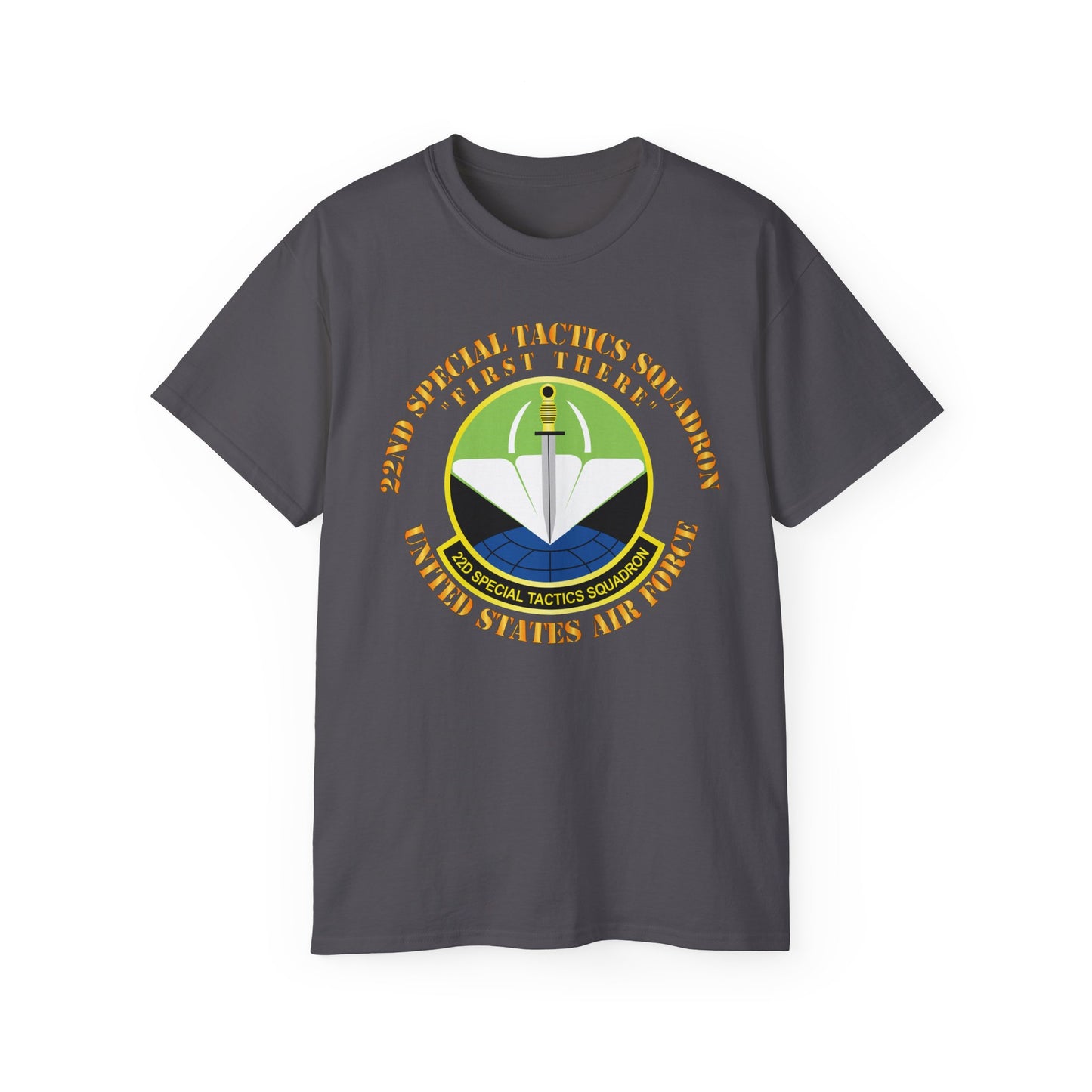 Unisex Ultra Cotton Tee - USAF - 22nd Special Tactics Squadron - First There X 300