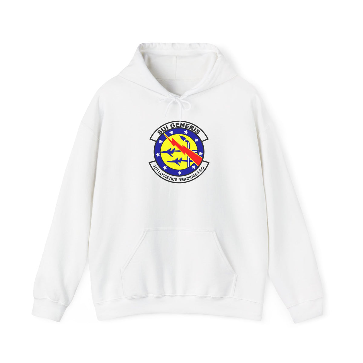 Unisex Heavy Blend Hooded Sweatshirt - USAF - 9th Logistics Readiness Squadron wo txt X 300