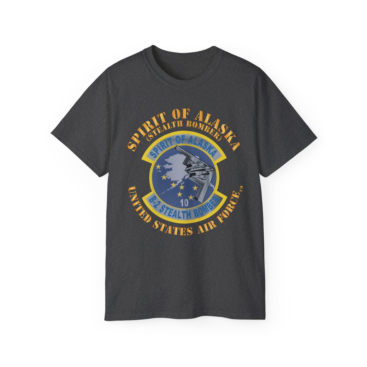 Unisex Ultra Cotton Tee - USAF - B2 - Spirit of Alaska - Stealth Bomber X 300