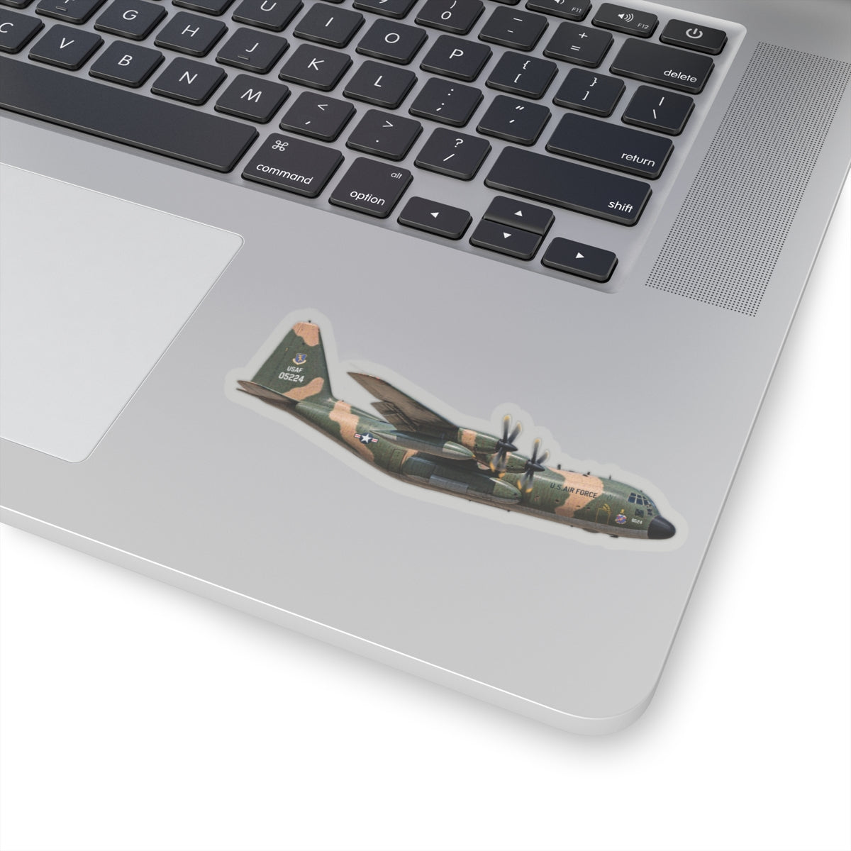 Kiss-Cut Stickers - C-130  Aircraft - Camo - Right Side
