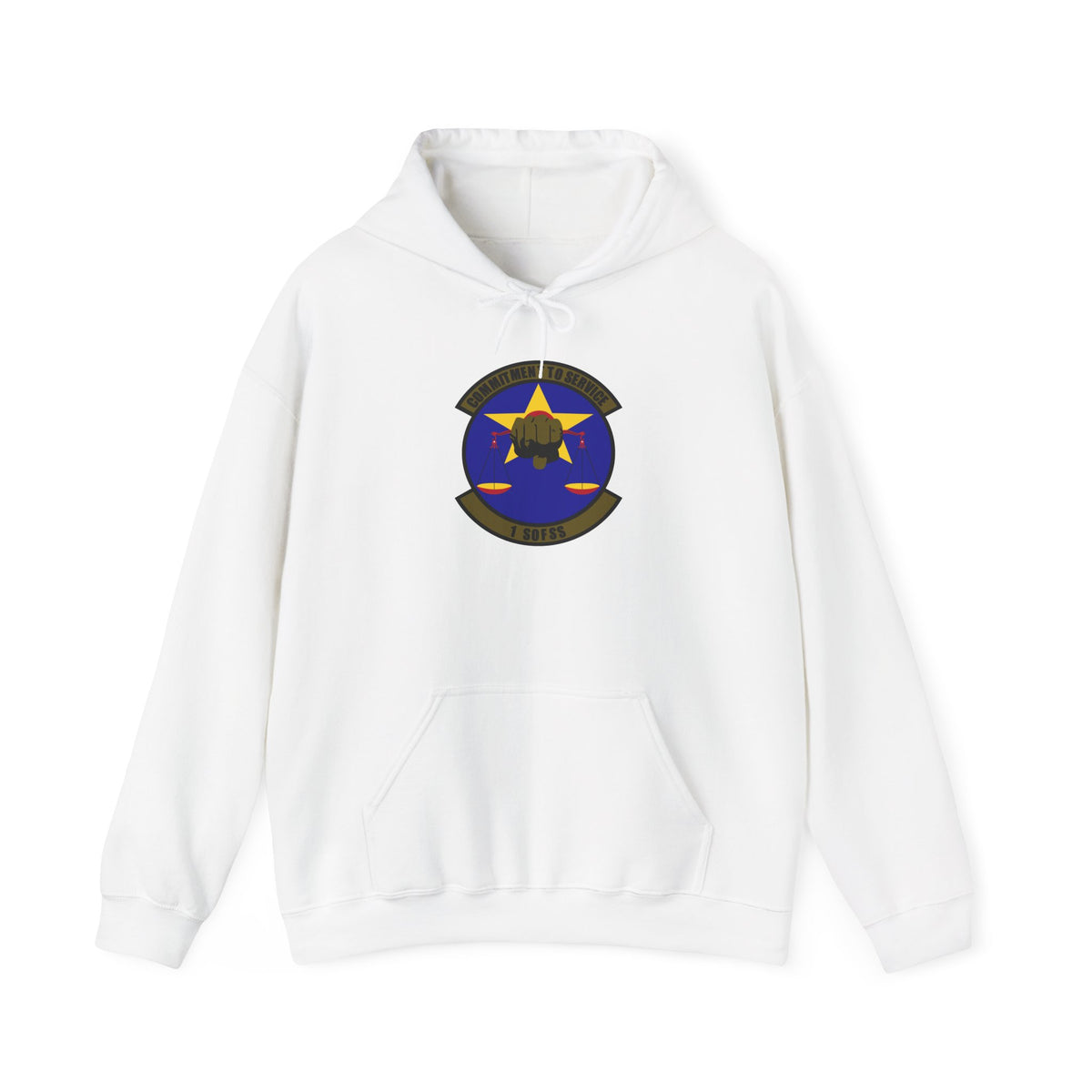Unisex Heavy Blend Hooded Sweatshirt - USAF - 1st Special Operations Force Support Sq wo txt X 300