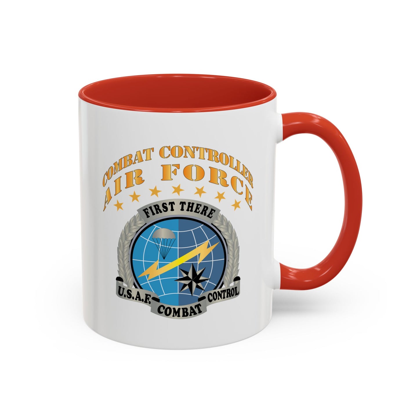 Accent Coffee Mug (11oz & 15oz) - USAF - Combat Controller X 300