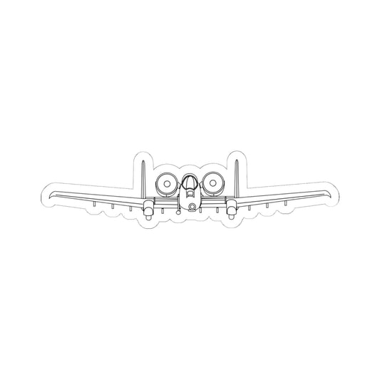 Kiss-Cut Stickers - Aircraft - USAF - A-10 Thunderbolt II - Front - LA X 300