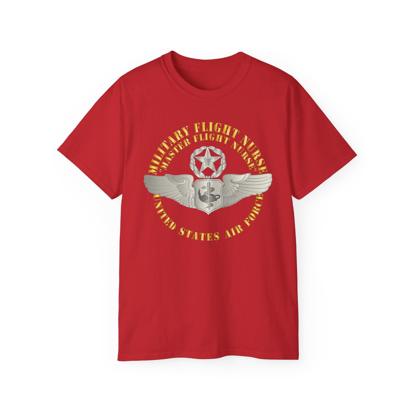 Unisex Ultra Cotton Tee - USAF - Military Flight Nurse - Flight Nurse - Master