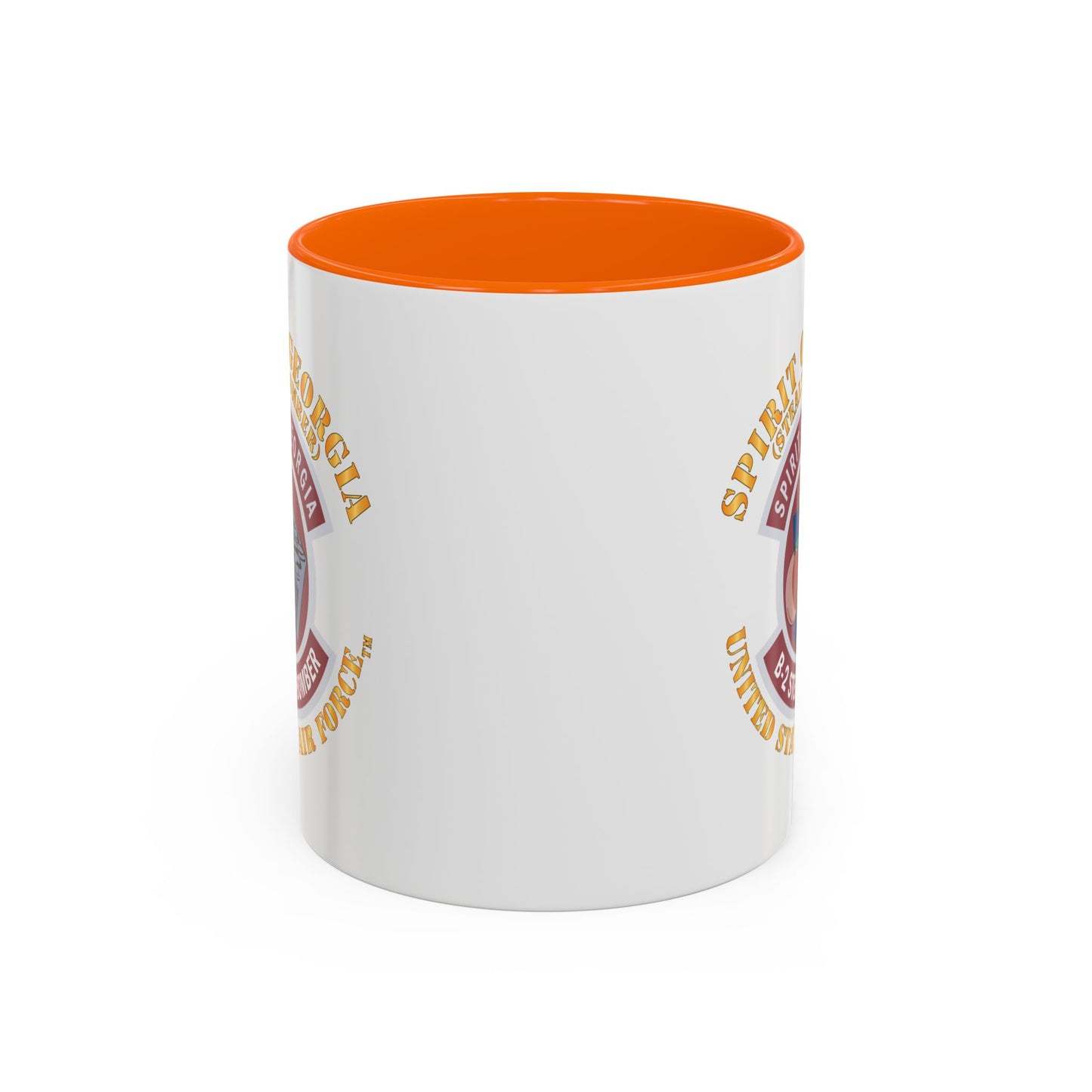 Accent Coffee Mug (11oz & 15oz) - USAF - B2 - Spirit of Georgia - Stealth Bomber X 300
