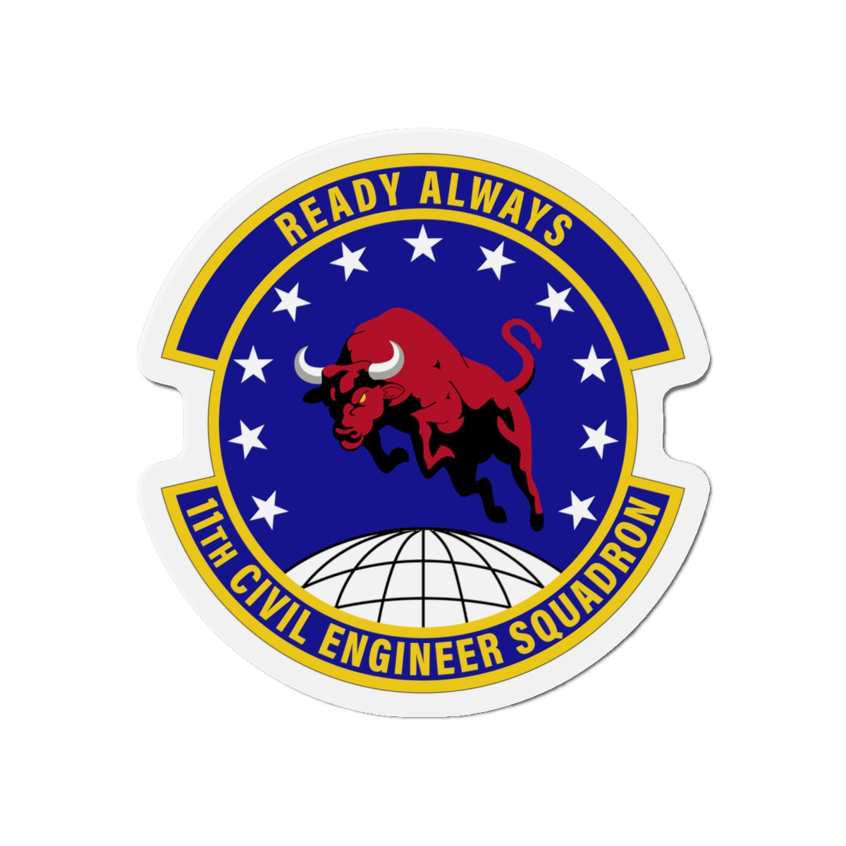 Die-Cut Magnet - USAF - 11th Civil Engineer Squadron wo txt