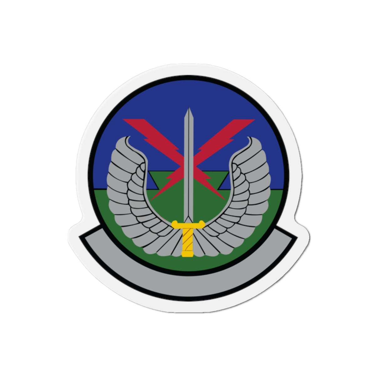 Die-Cut Magnet - USAF - 5th Air Support Operations Sq wo txt X 300