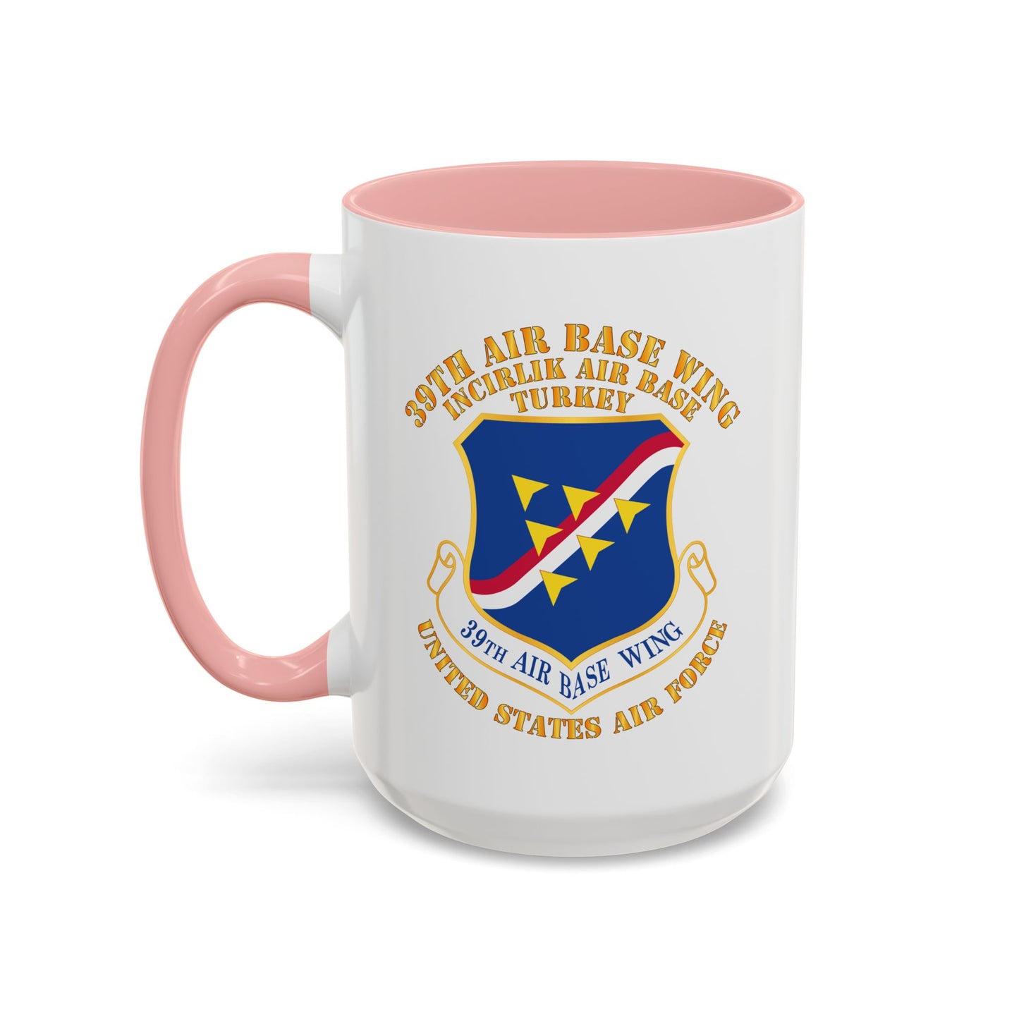 Accent Coffee Mug (11oz & 15oz) - USAF - 39th Airbase Wing - 3rd AF - Incirlik Air Base - Turkey