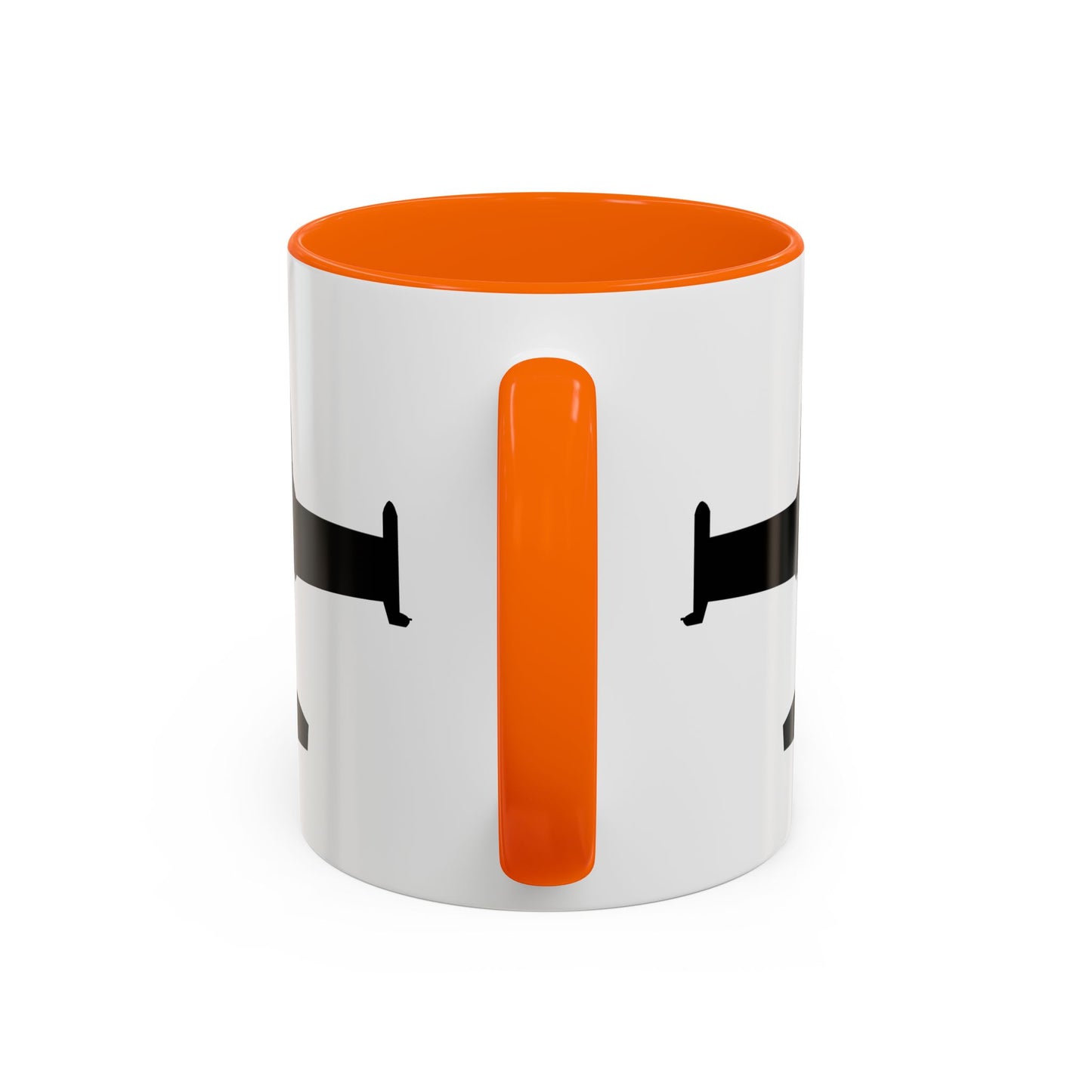 Accent Coffee Mug (11oz & 15oz) - Aircraft - A-37-Trainer - Top - Silhouette X 300